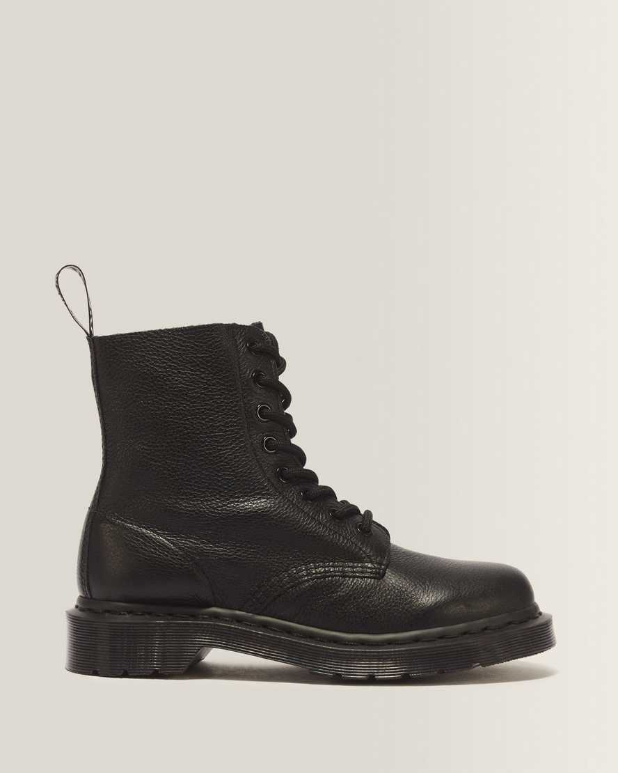 Dr. Martens Leder 1460 Pascal Mono Schnürstiefel in Schwarz, Größe: 42