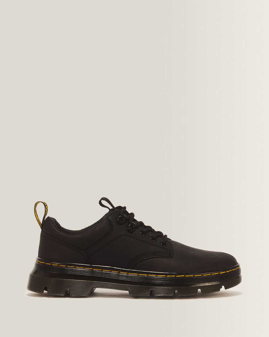 Dr. Martens Reeder Wyoming Leder Utility Schuhe in Schwarz, Größe: 42
