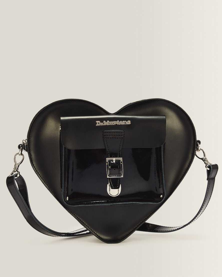 Dr. Martens Heart Leder Bag in Schwarz