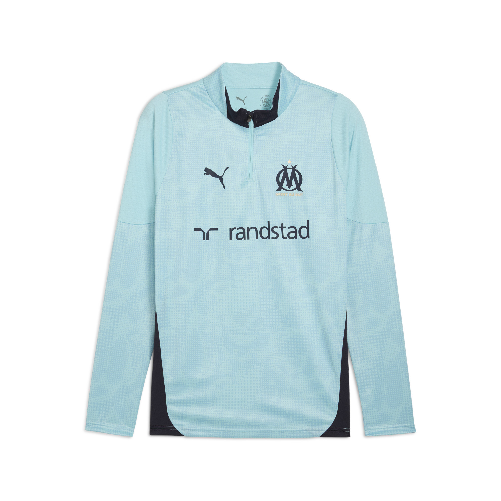 PUMA Olympique de Marseille Trainingstop Herren, Accessoires, Blau, L