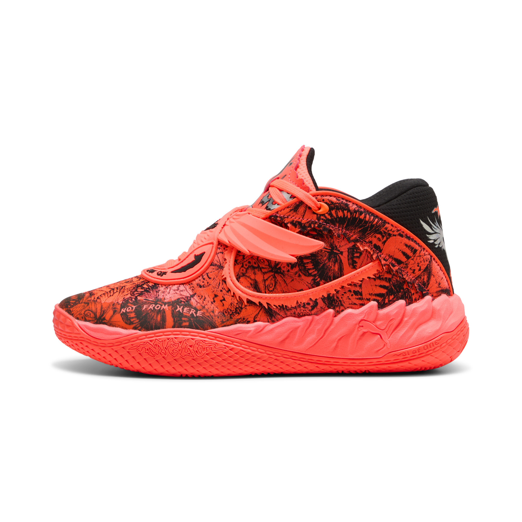 PUMA MB.05 Flutter Mid Basketballschuhe Unisex, Schuhe, Rot, 40.5
