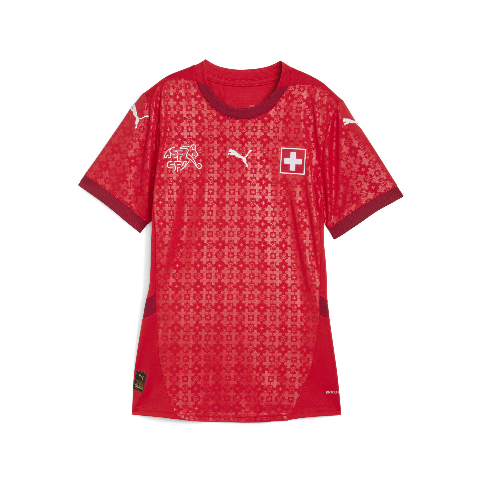PUMA Schweiz Frauen-Team 2025 Heimtrikot Damen, Accessoires, Rot, S