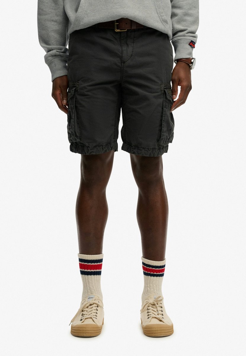 Superdry Herren Parachute Light Shorts Black - Größe: 30
