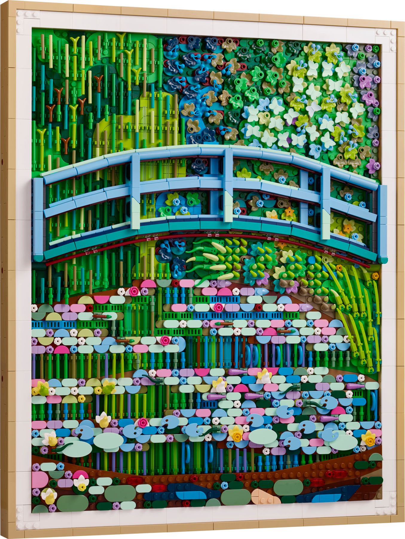 Claude Monet - Brücke über einen Seerosenteich