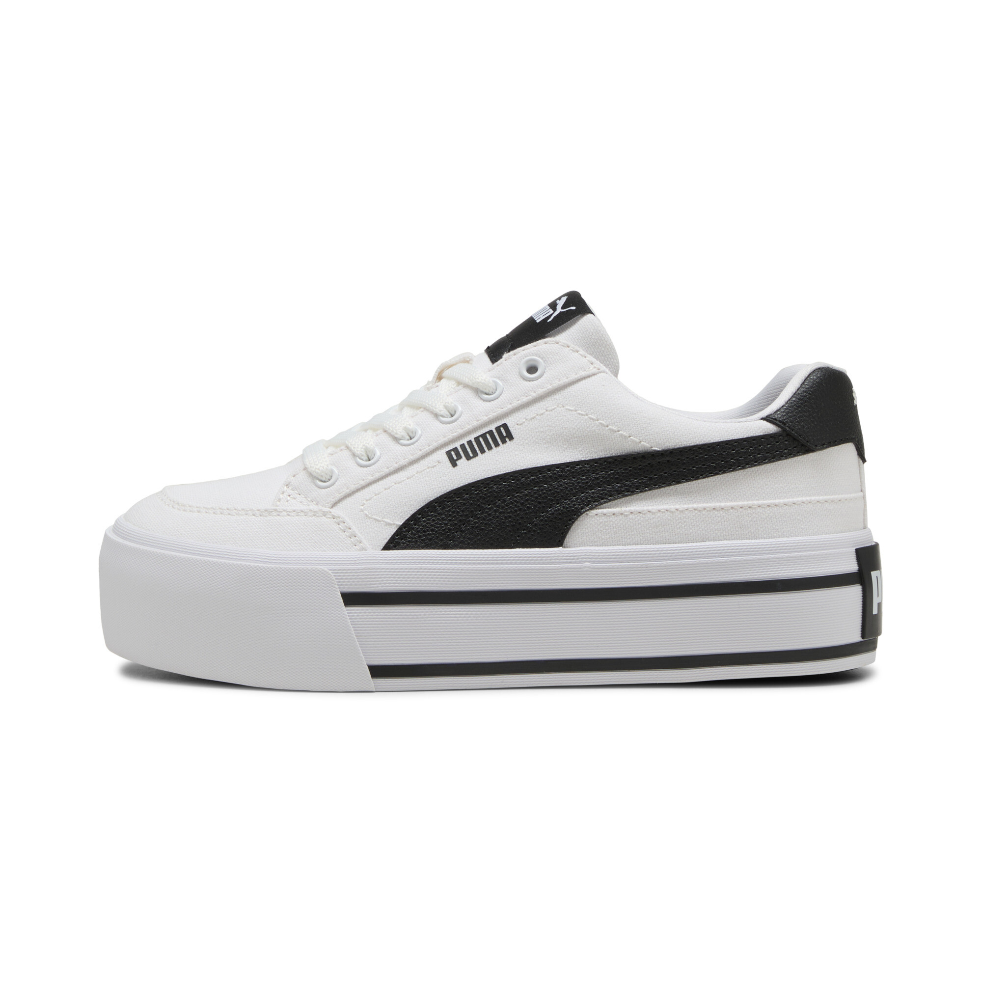 PUMA Court Classic Vulc Platform Sneakers Damen, Schuhe, Weiß, 36