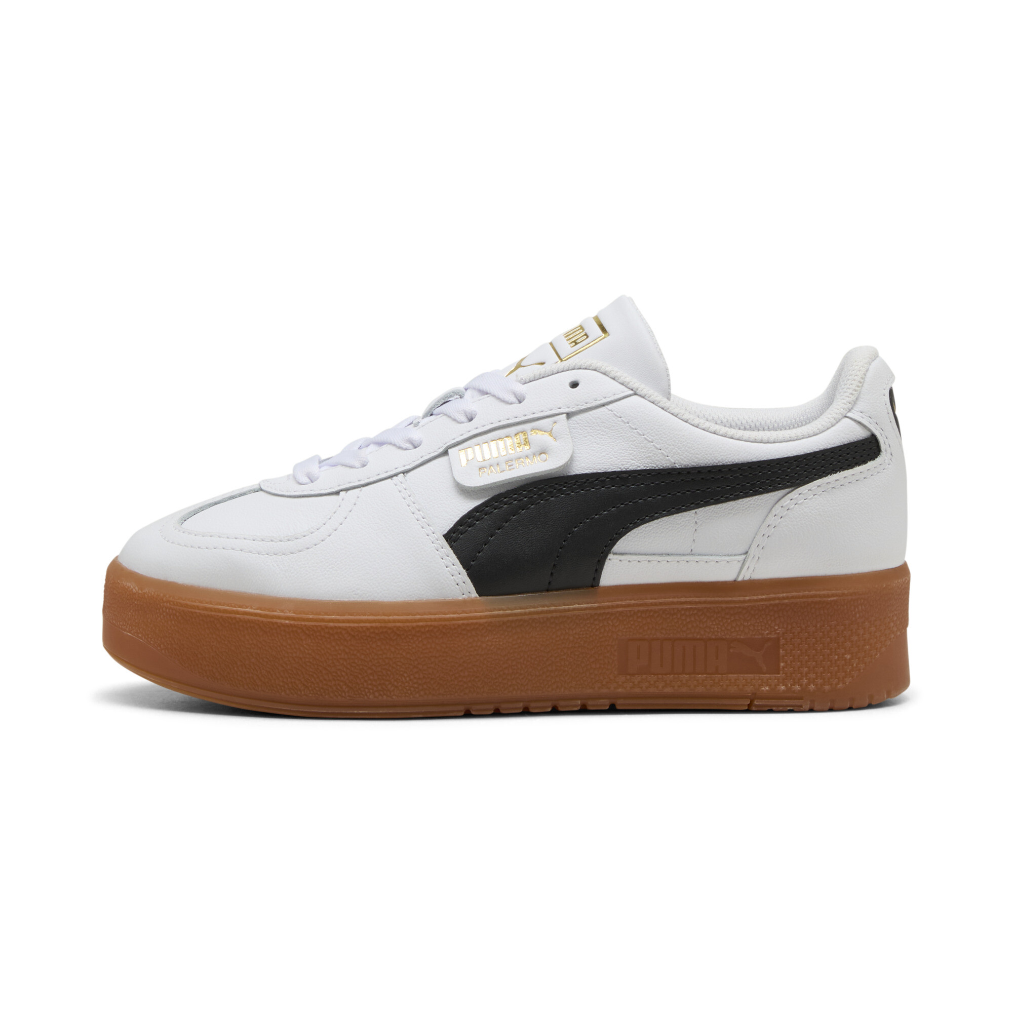 PUMA Palermo Elevata Leather Sneakers Damen, Schuhe, Weiß, 41