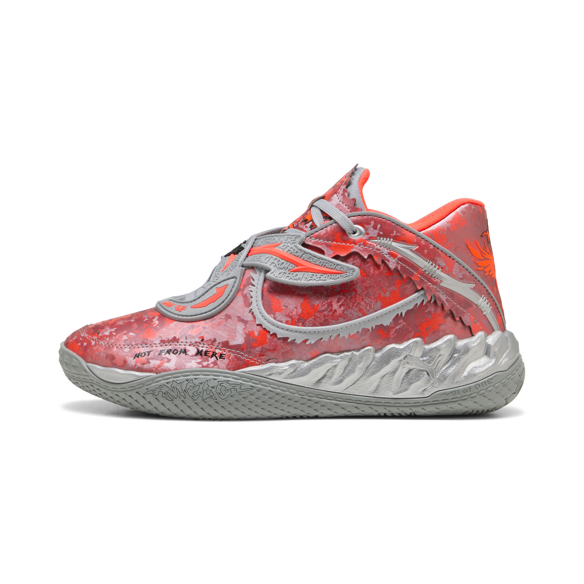 PUMA MB.05 Stainless Basketballschuhe Unisex, Schuhe, Metallisch, 42.5