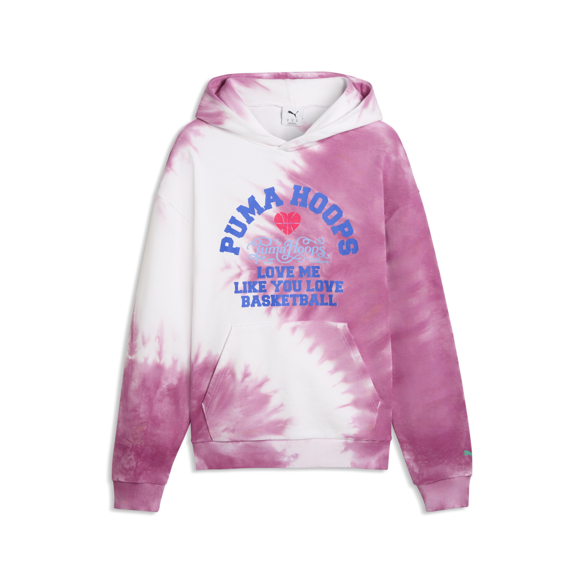 PUMA What The Fun Basketballhoodie Herren, Accessoires, Rosa, 3XL