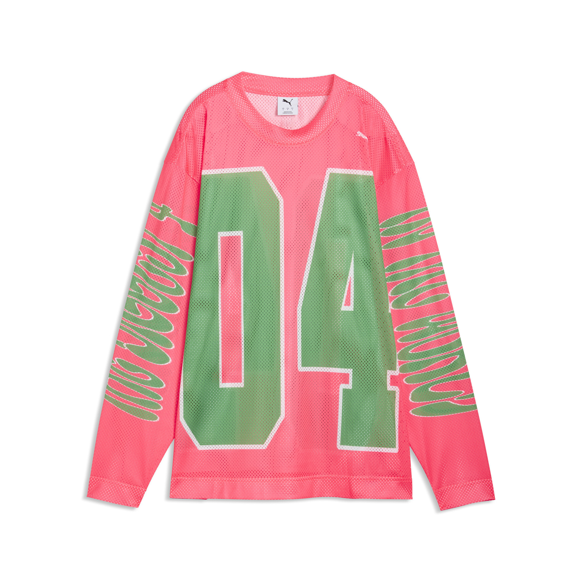PUMA Flau'jae Oversized Langarmtrikot Damen, Accessoires, Rosa, XL