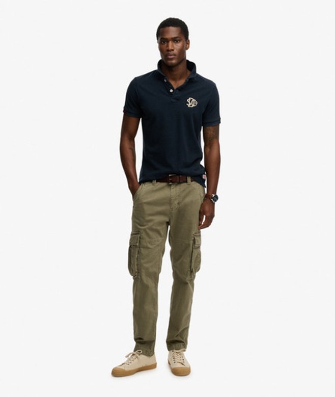 Superdry Herren Core Cargo Hose Green - Größe: 30/32