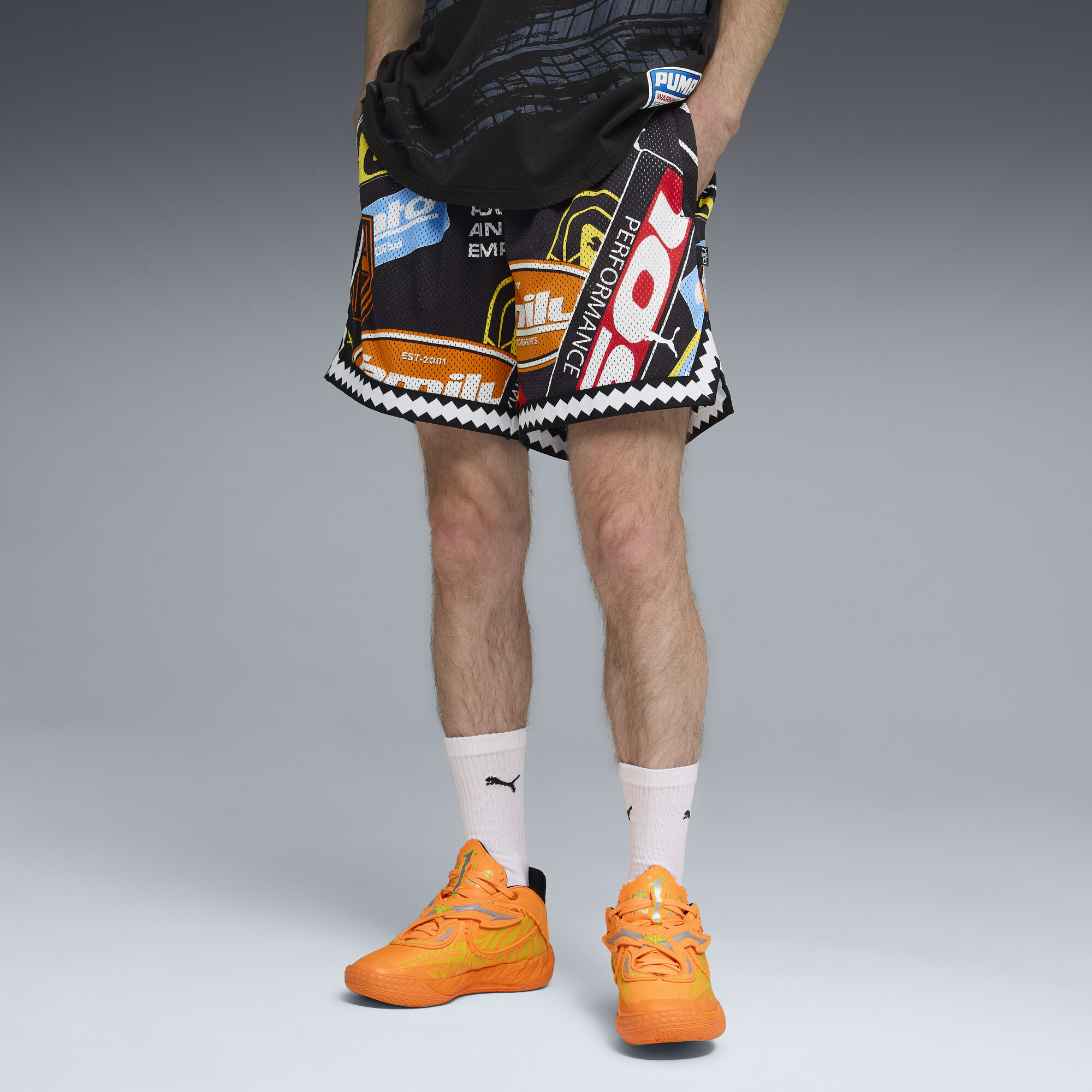 PUMA x FAST & FURIOUS Mesh Shorts Herren, Kleidung, Schwarz, L