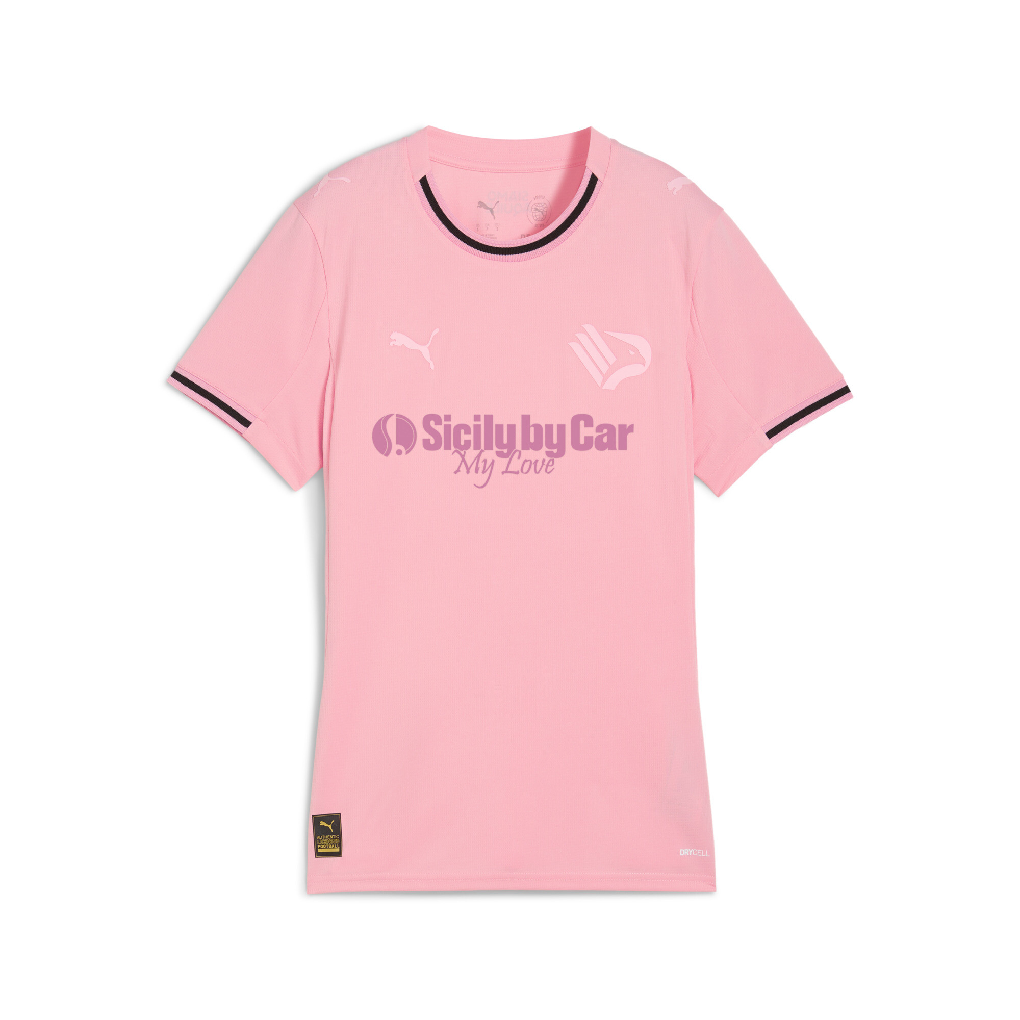 PUMA Palermo F.C. 25/26 Replica Heimtrikot Damen, Accessoires, Rosa, S