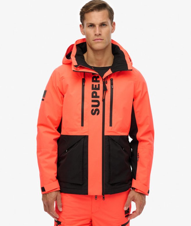 Superdry Herren Ultimate Freestyle Skijacke Cream - Größe: Xxl