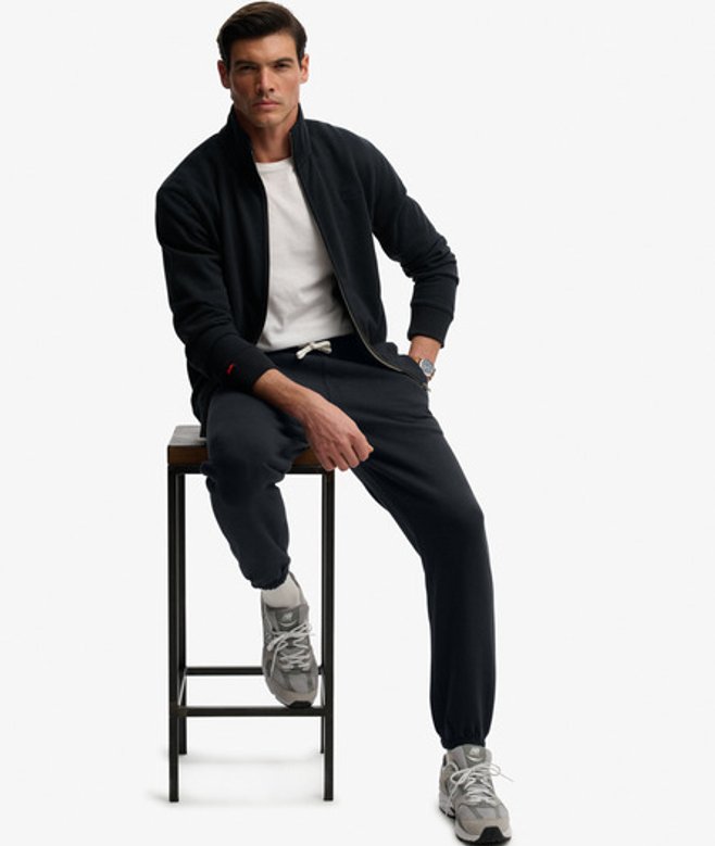 Superdry Herren Essential Logo Classic Joggers Navy - Größe: S