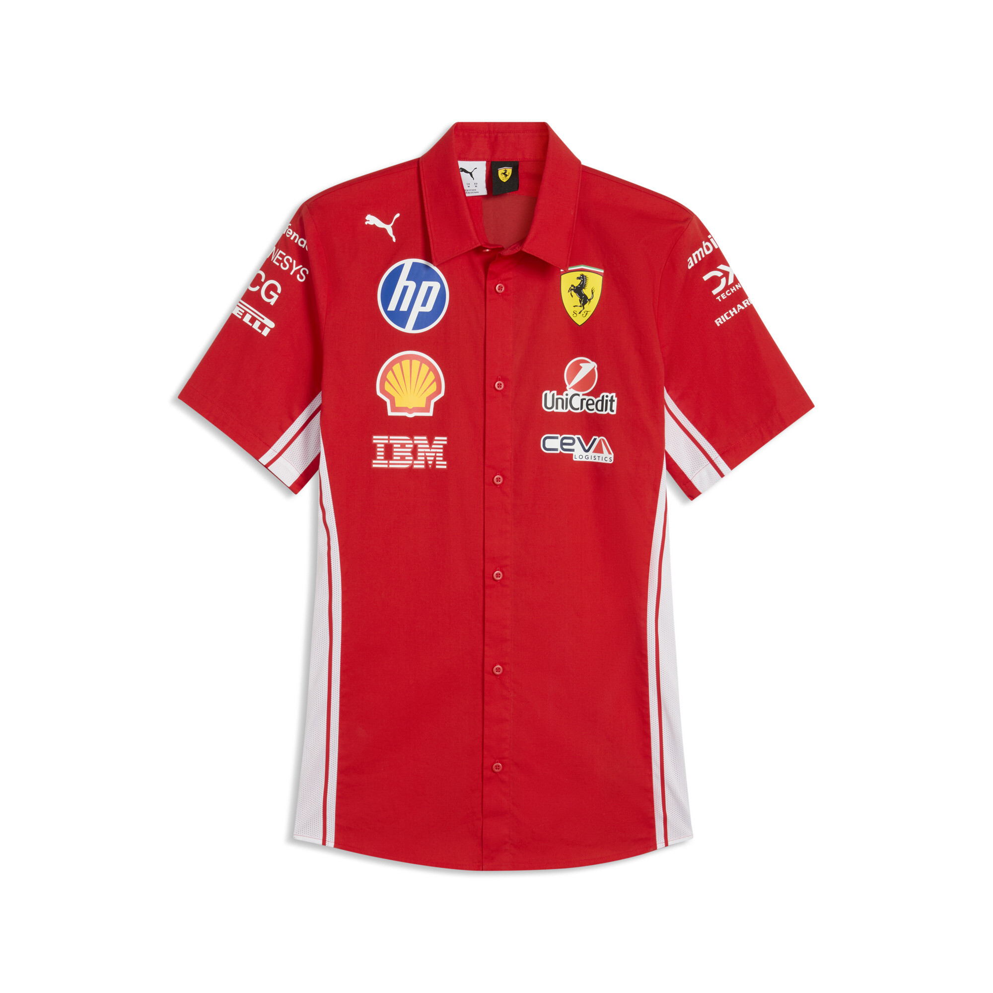 PUMA Scuderia Ferrari HP Shirt Unisex, Accessoires, Rot, XL