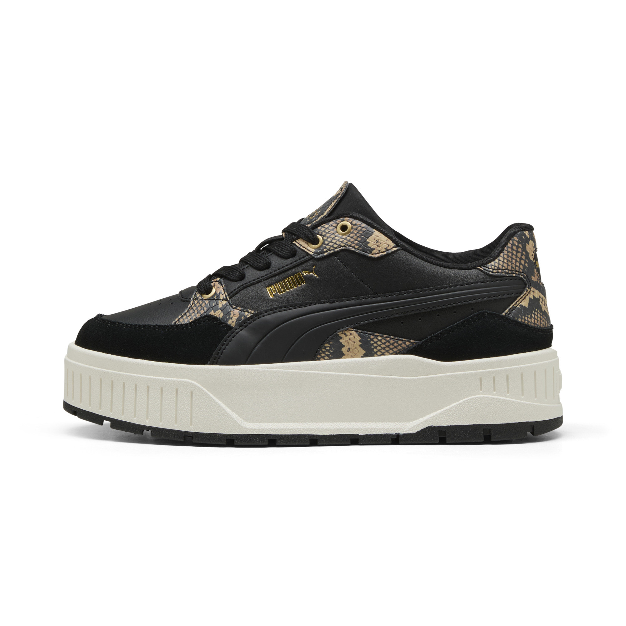 PUMA Karmen II Idol Snake Chic Sneakers Damen, Schuhe, Schwarz, 37.5