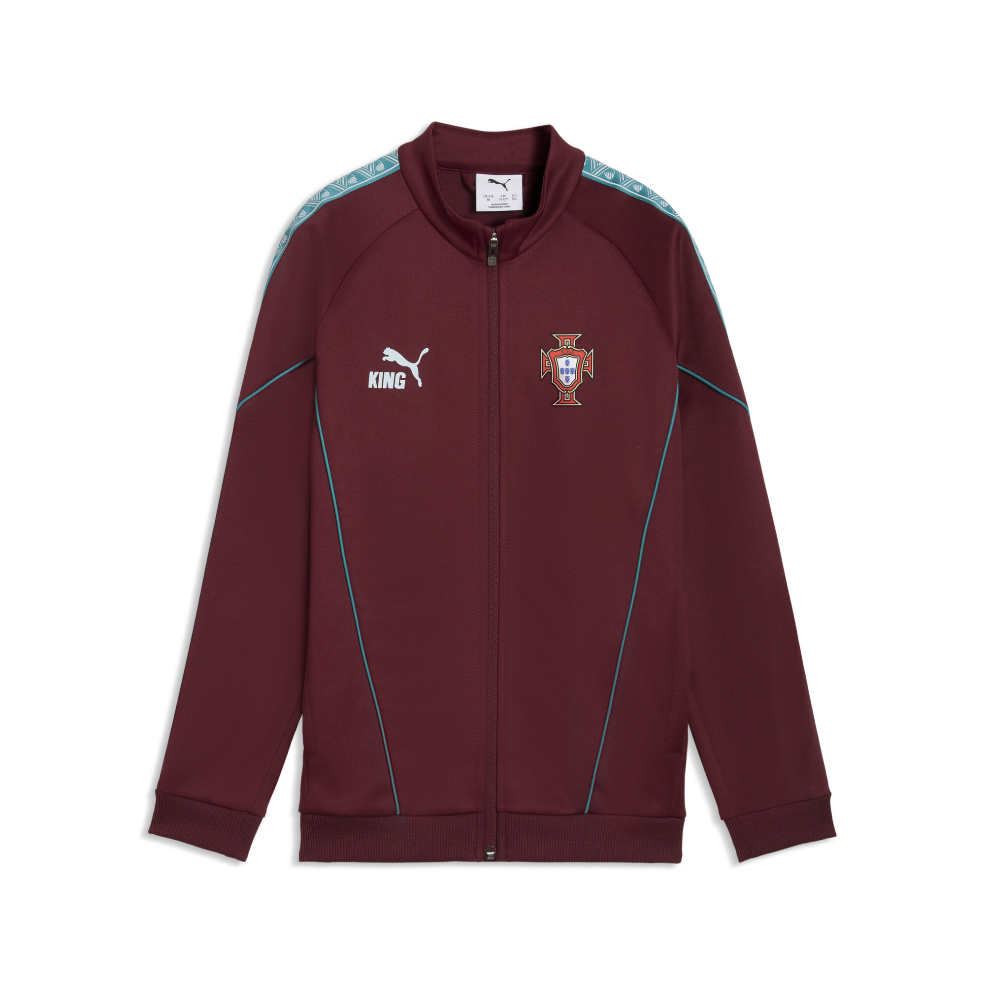 PUMA Portugal KING Anthem Jacke Teenager, Accessoires, Rot, 15-16Y