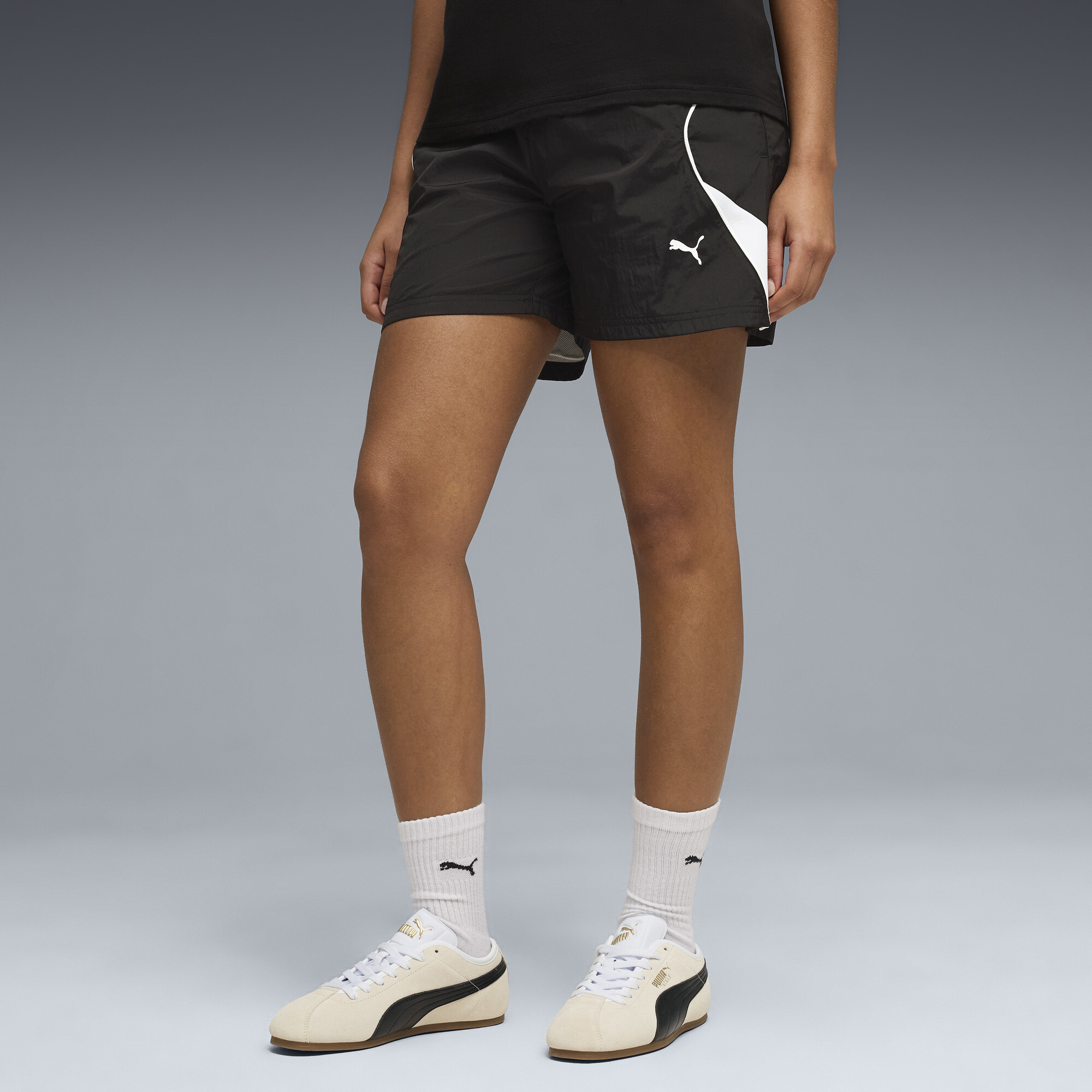 PUMA Sport Gewebte 5" Shorts Damen, Kleidung, Schwarz, S