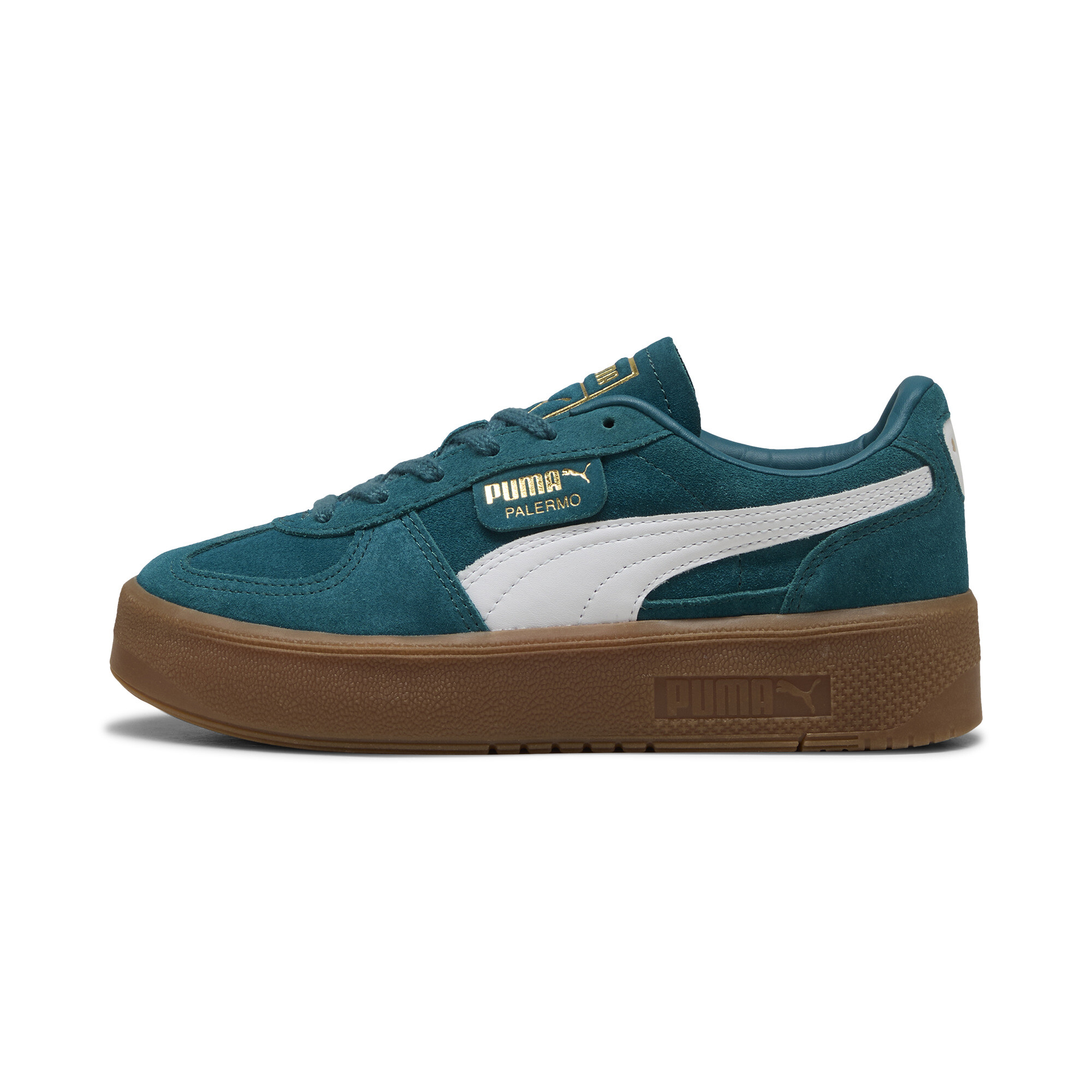PUMA Palermo Elevata Sneakers Damen, Schuhe, Grün, 38.5