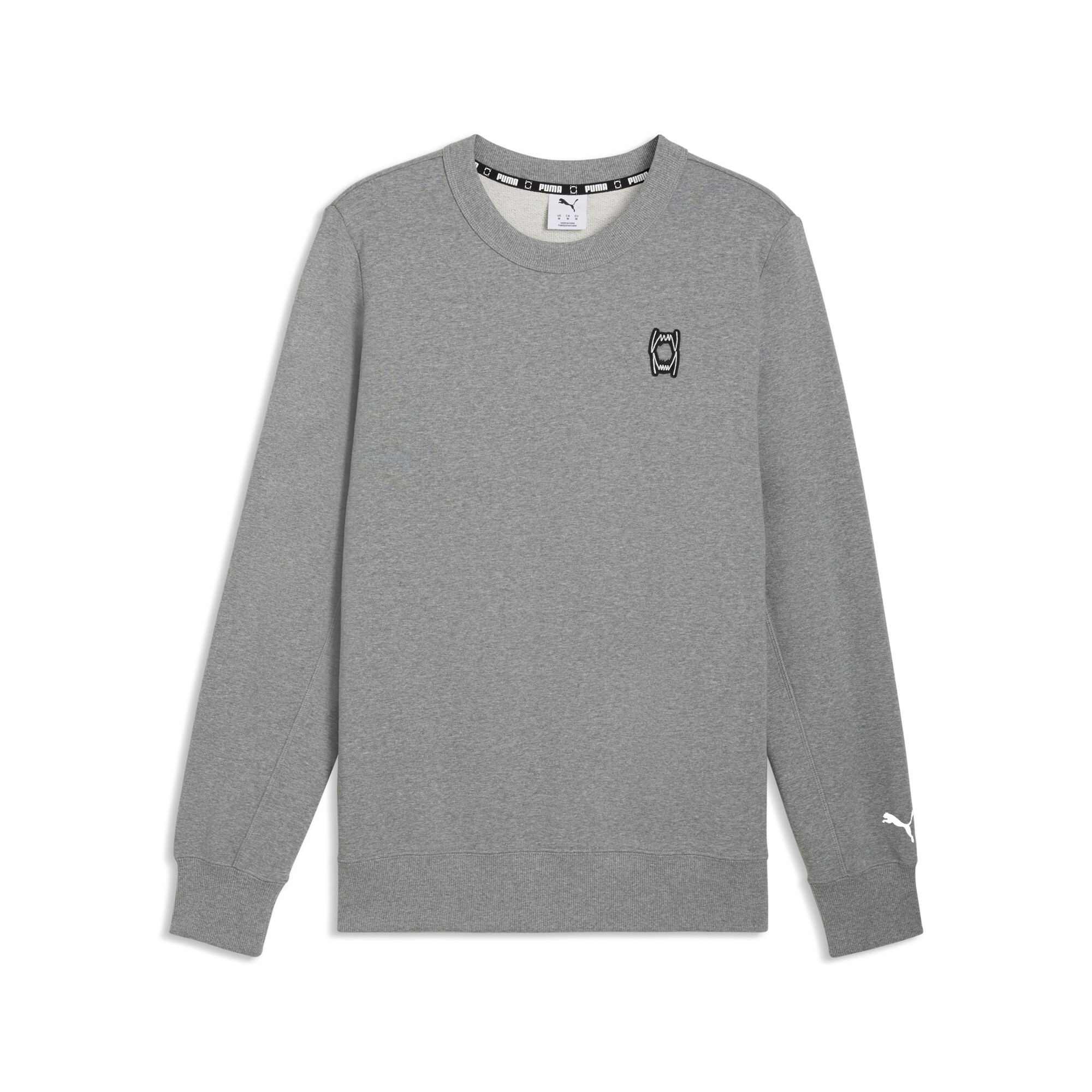 PUMA Pivot Basketballsweatshirt Herren, Accessoires, Grau, S
