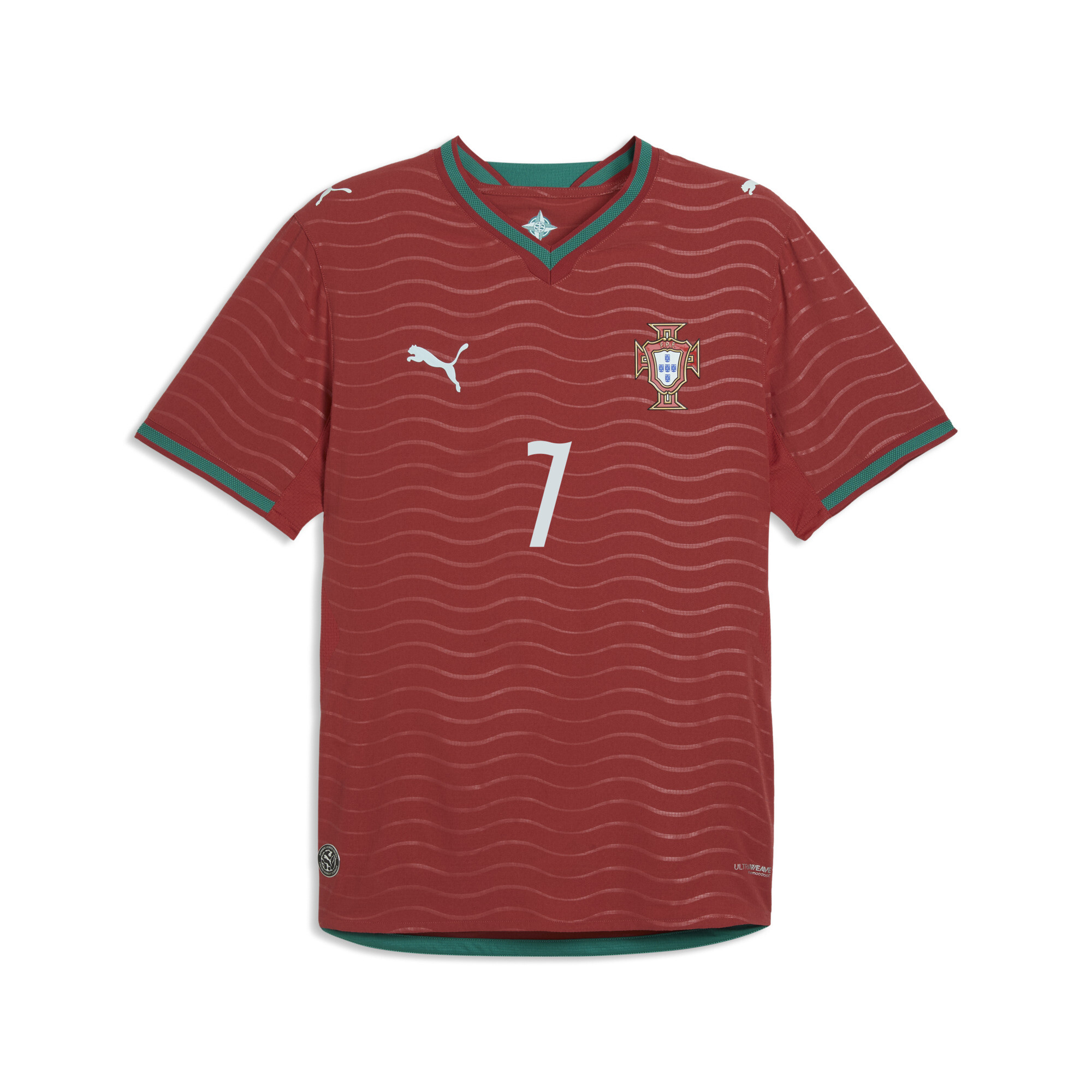 PUMA Portugal 2026 Authentic Spieler-Heimtrikot Herren, Accessoires, Rot, XXL