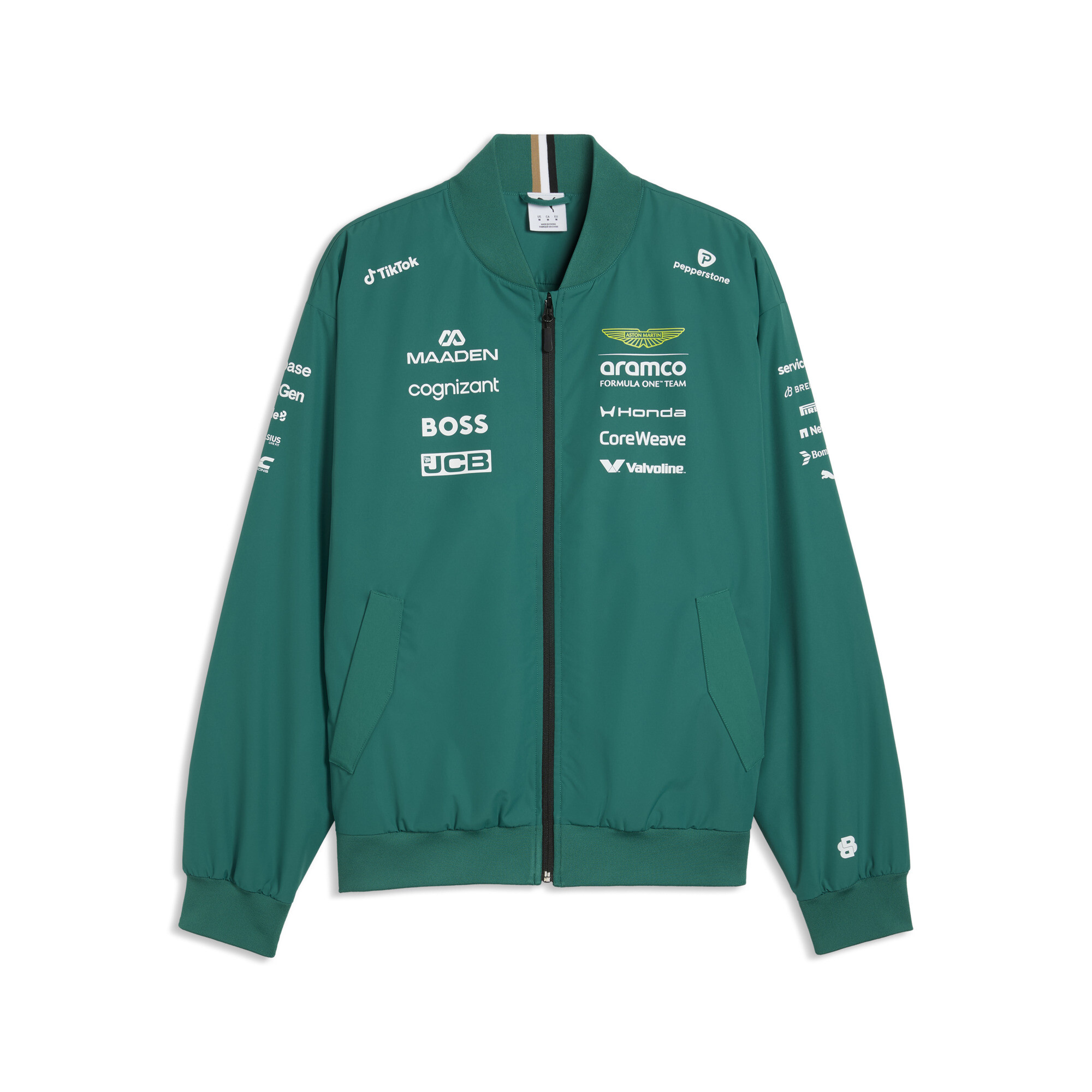 PUMA x ASTON MARTIN ARAMCO F1® TEAM Replica Bomberjacke Herren, Accessoires, Grün, M