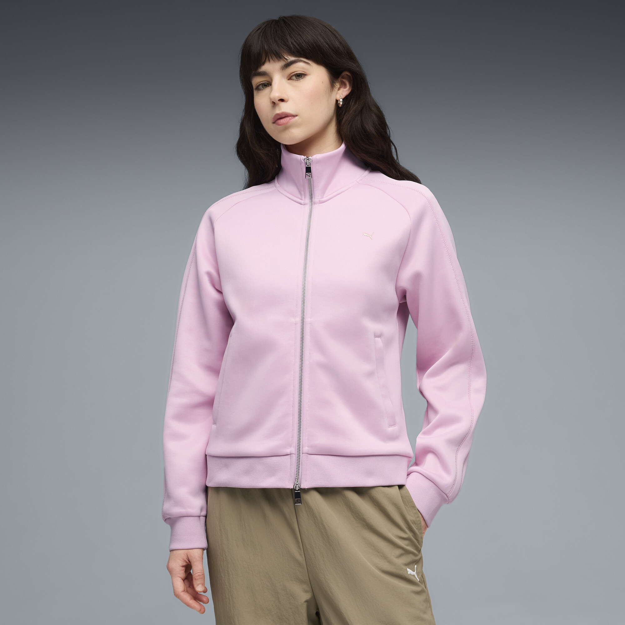 PUMA T7 Trainingsjacke Damen, Kleidung, Rosa, M