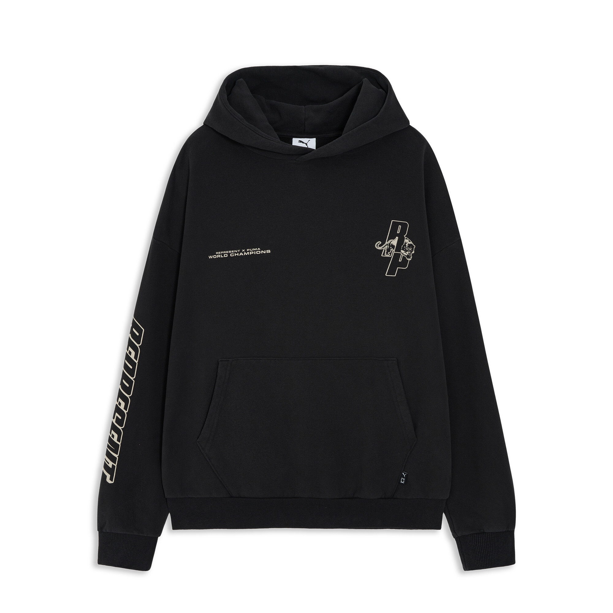 PUMA x REPRESENT Oversized Hoodie Herren, Kleidung, Schwarz, XXL