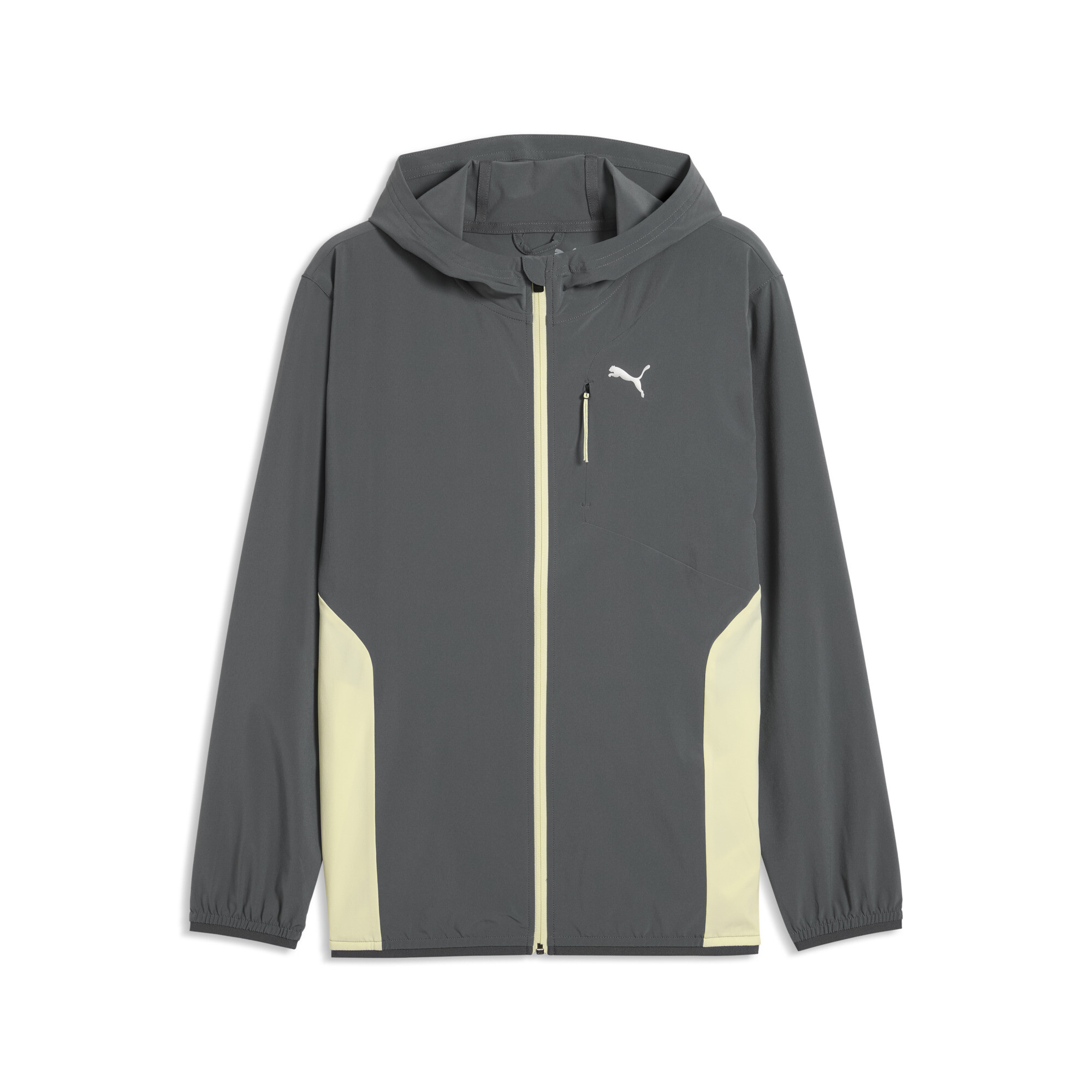 PUMA FLEX STRETCH Gewebte Trainingsjacke Herren, Kleidung, Grau, L
