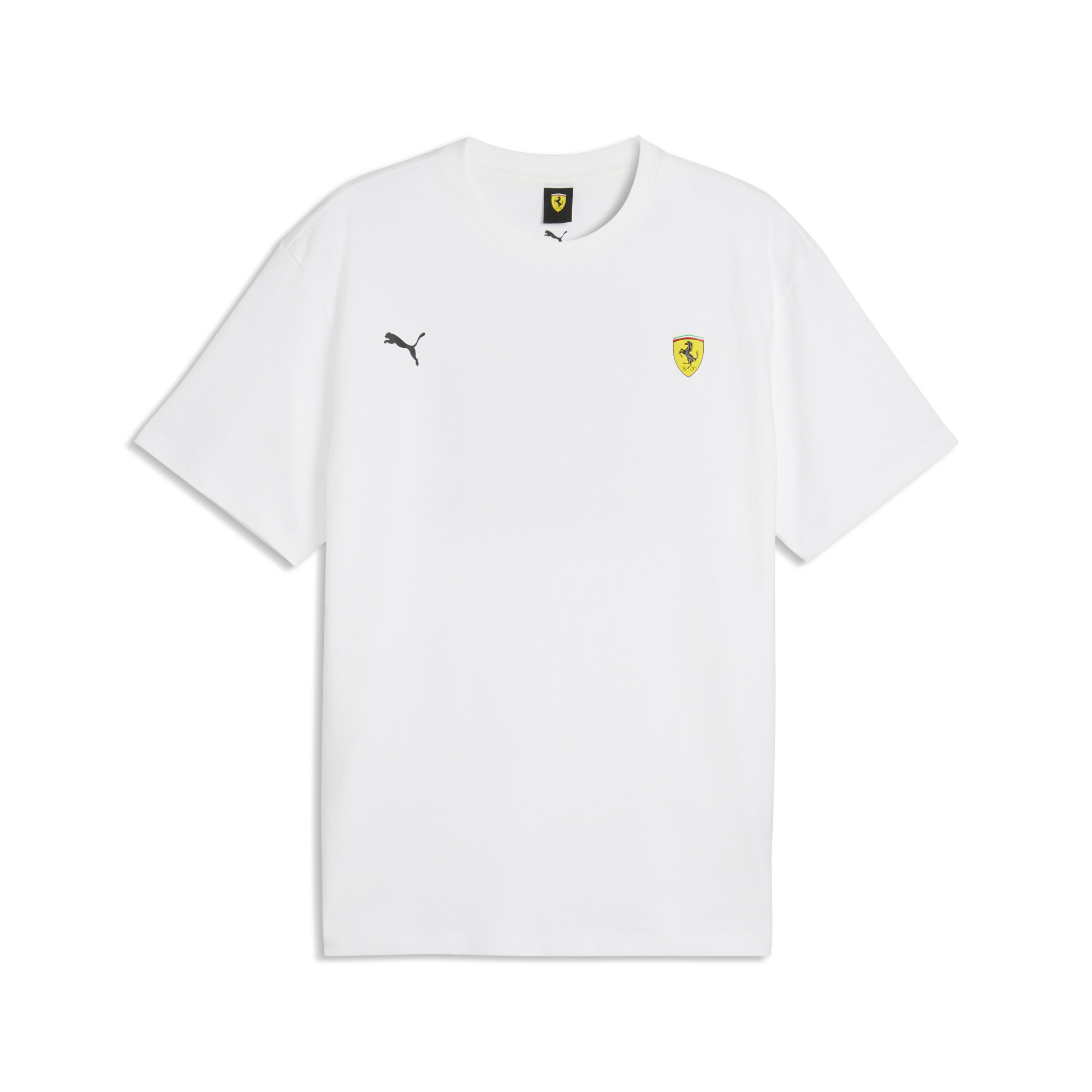 PUMA Scuderia Ferrari Miami Oversized T-Shirt Herren, Accessoires, Weiß, S