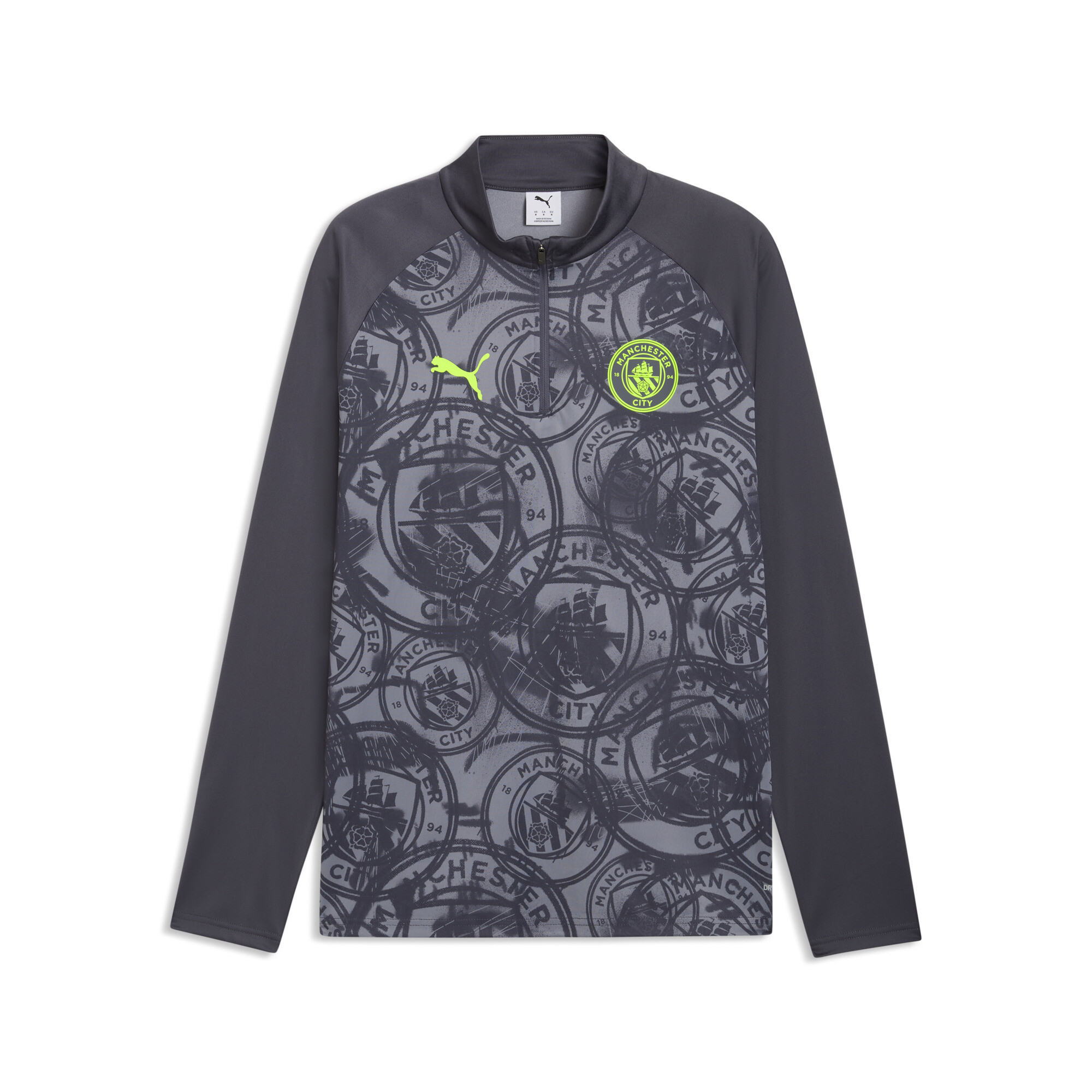 PUMA Manchester City Aufwärmoberteil Herren, Accessoires, Grau, S