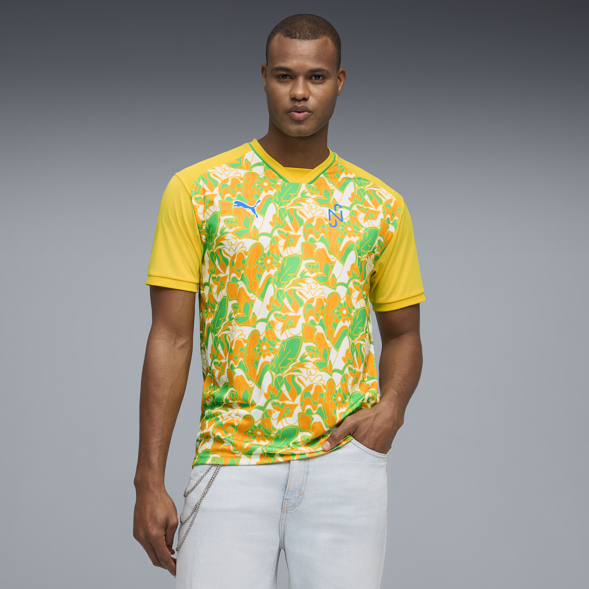 PUMA Neymar Jr Brazil Passion Trikot Herren, Kleidung, Weiß, M