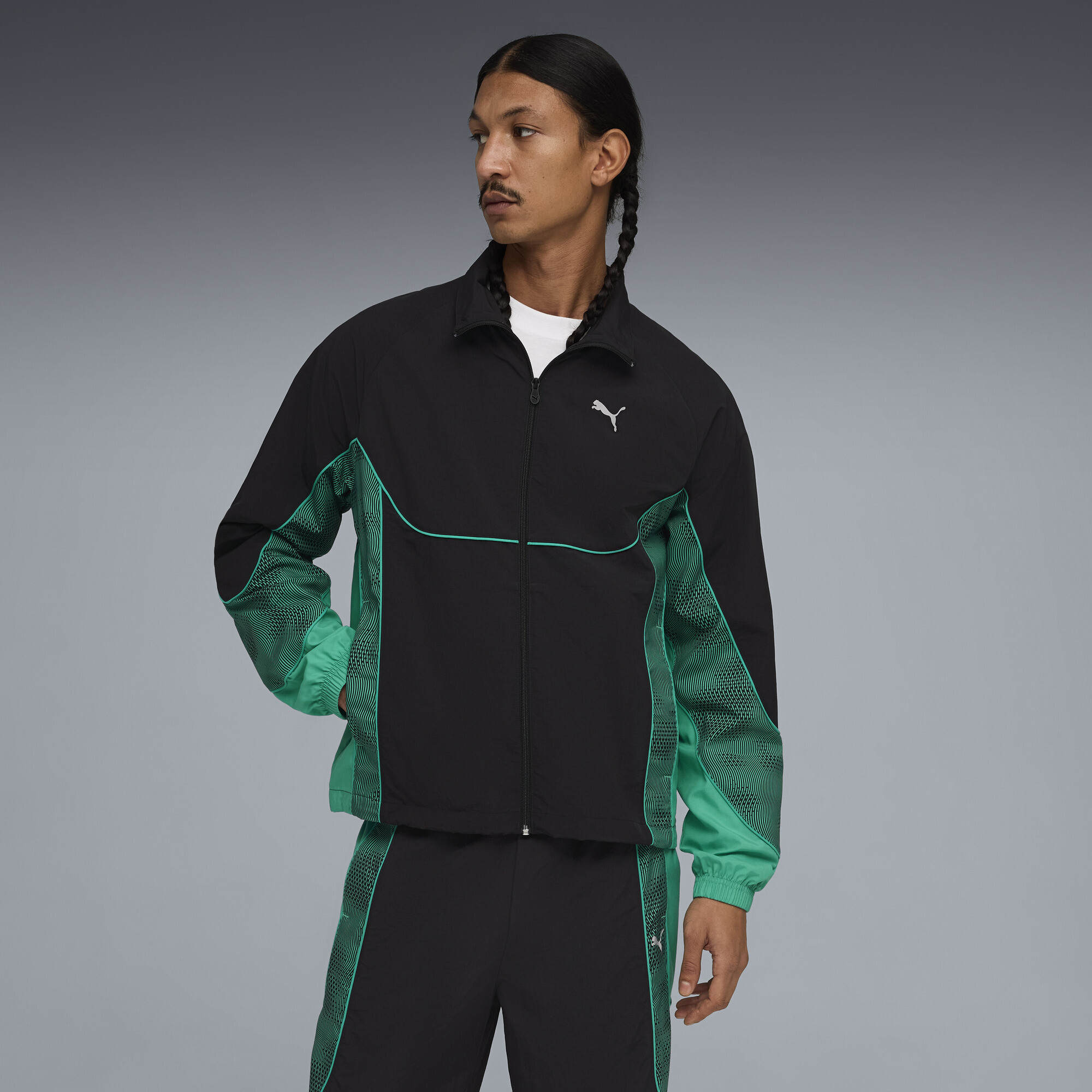 PUMATECH-X Trainingsjacke Herren, Kleidung, Schwarz, XL