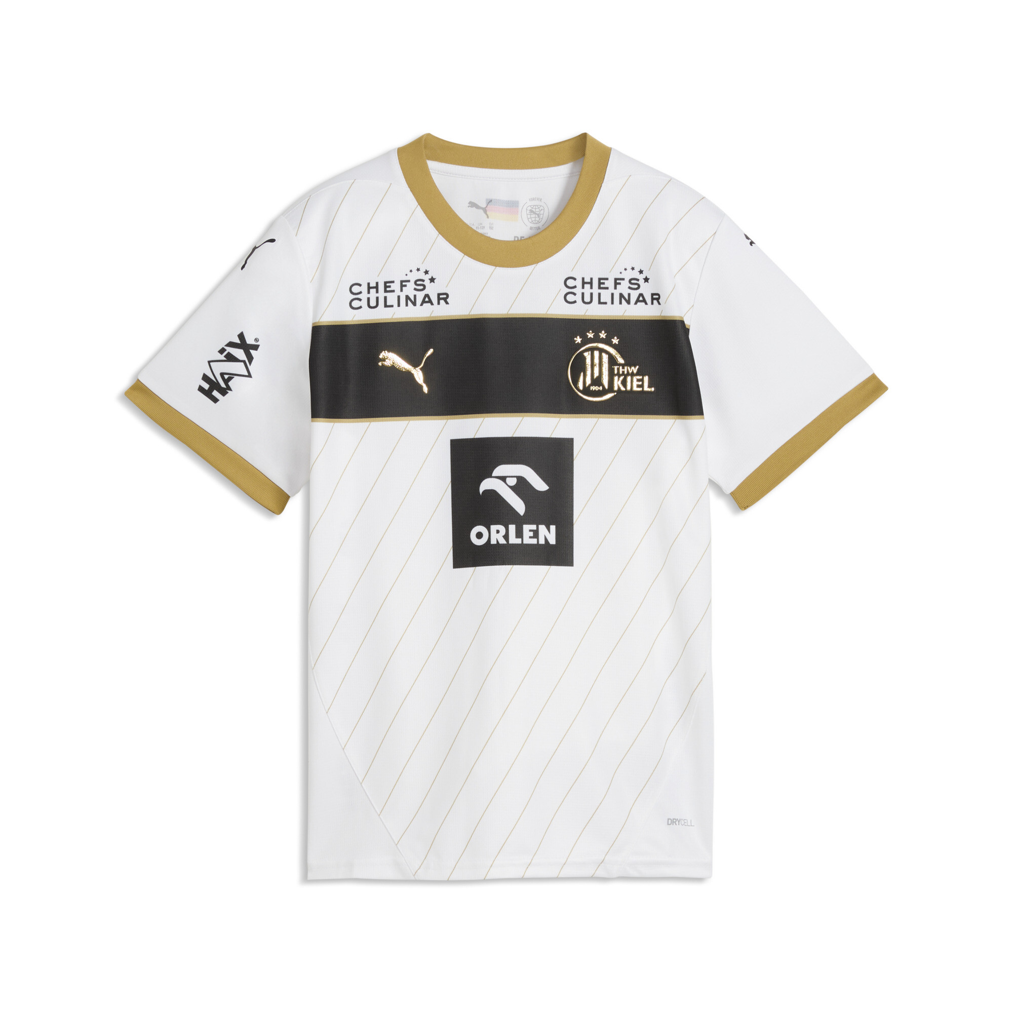 PUMA THW Kiel Handball Trikot Teenager, Accessoires, Weiß, 3-4Y