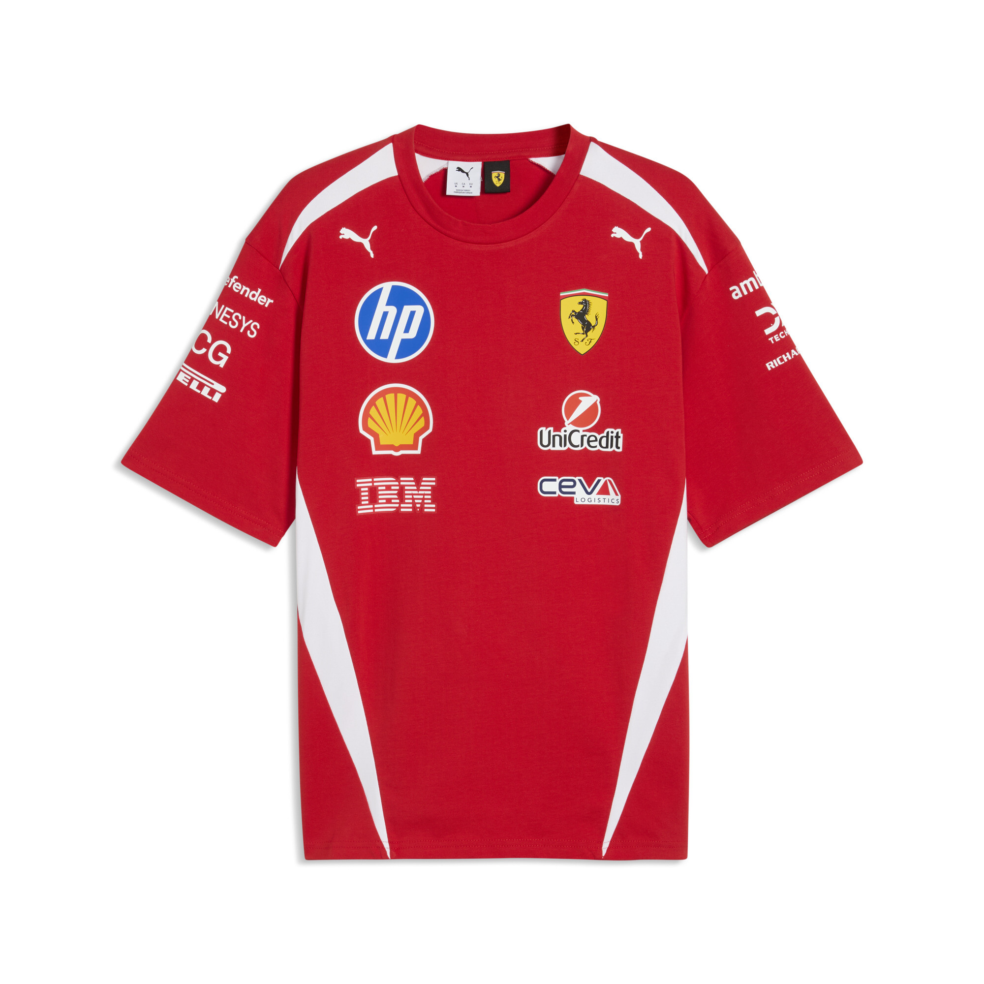 PUMA Scuderia Ferrari HP Replica Drivers T-Shirt Unisex, Accessoires, Rot, XL