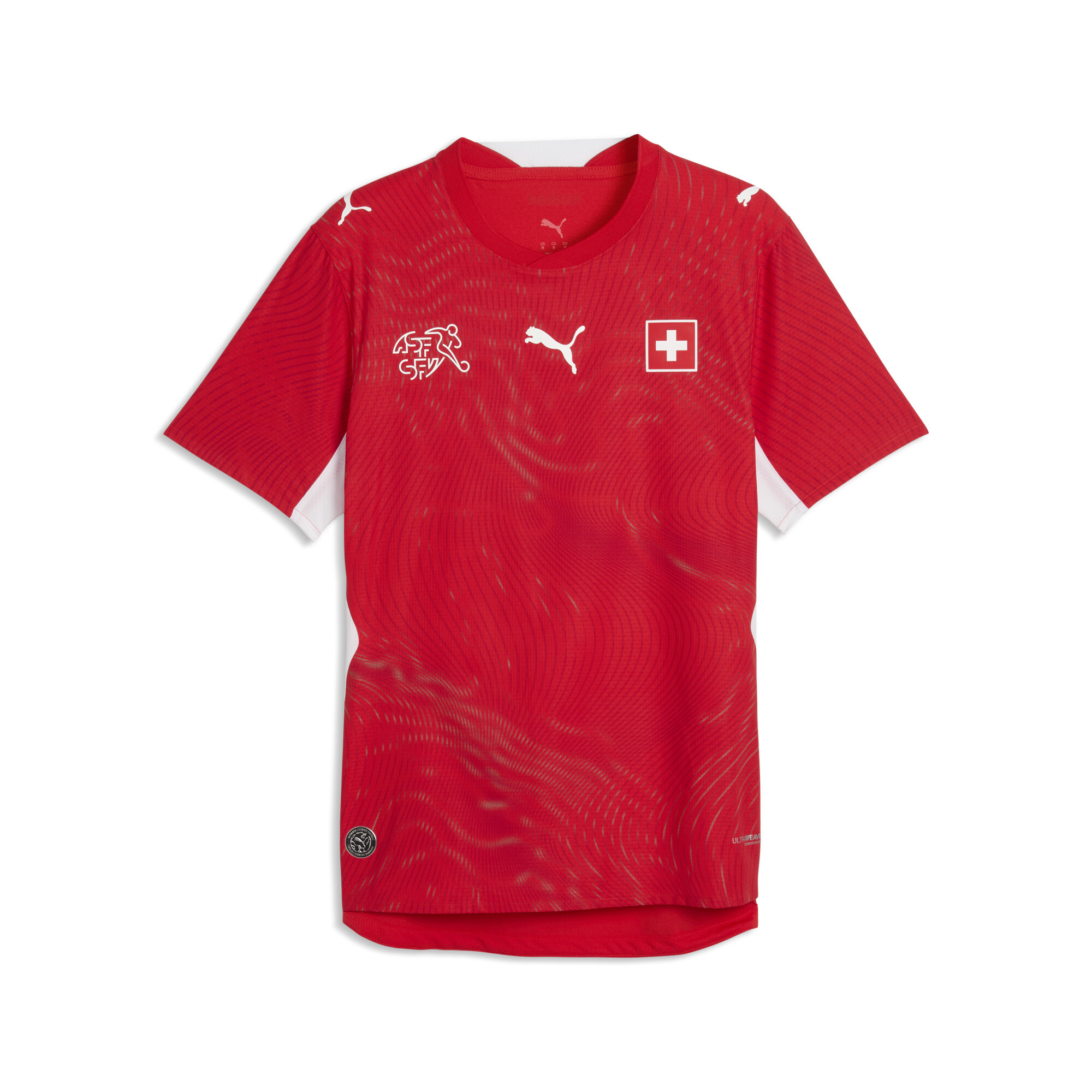 PUMA Schweiz 2026 Authentic Heimtrikot Herren, Accessoires, Rot, XL