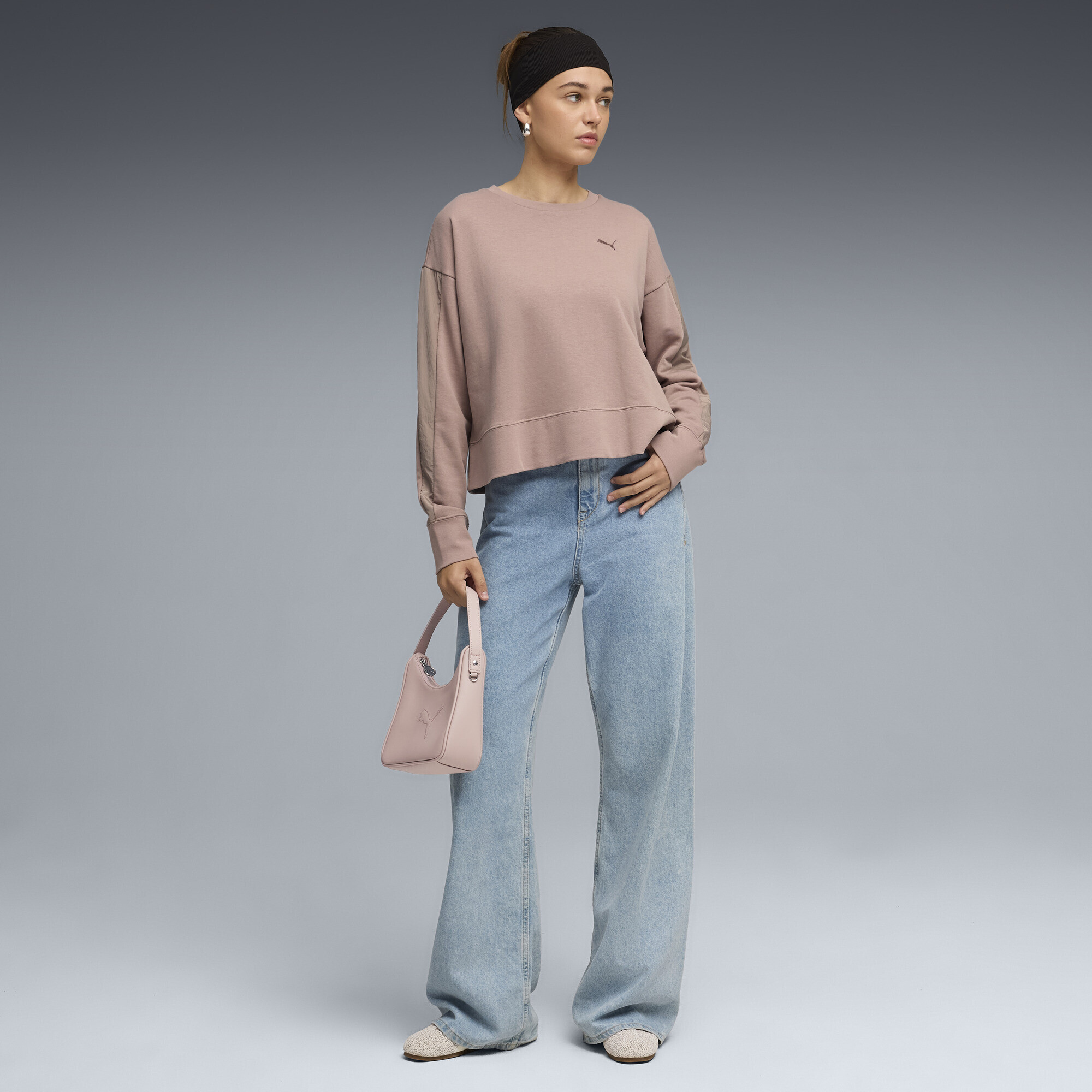 PUMA HER Relaxed Sweatshirt Damen, Kleidung, , L
