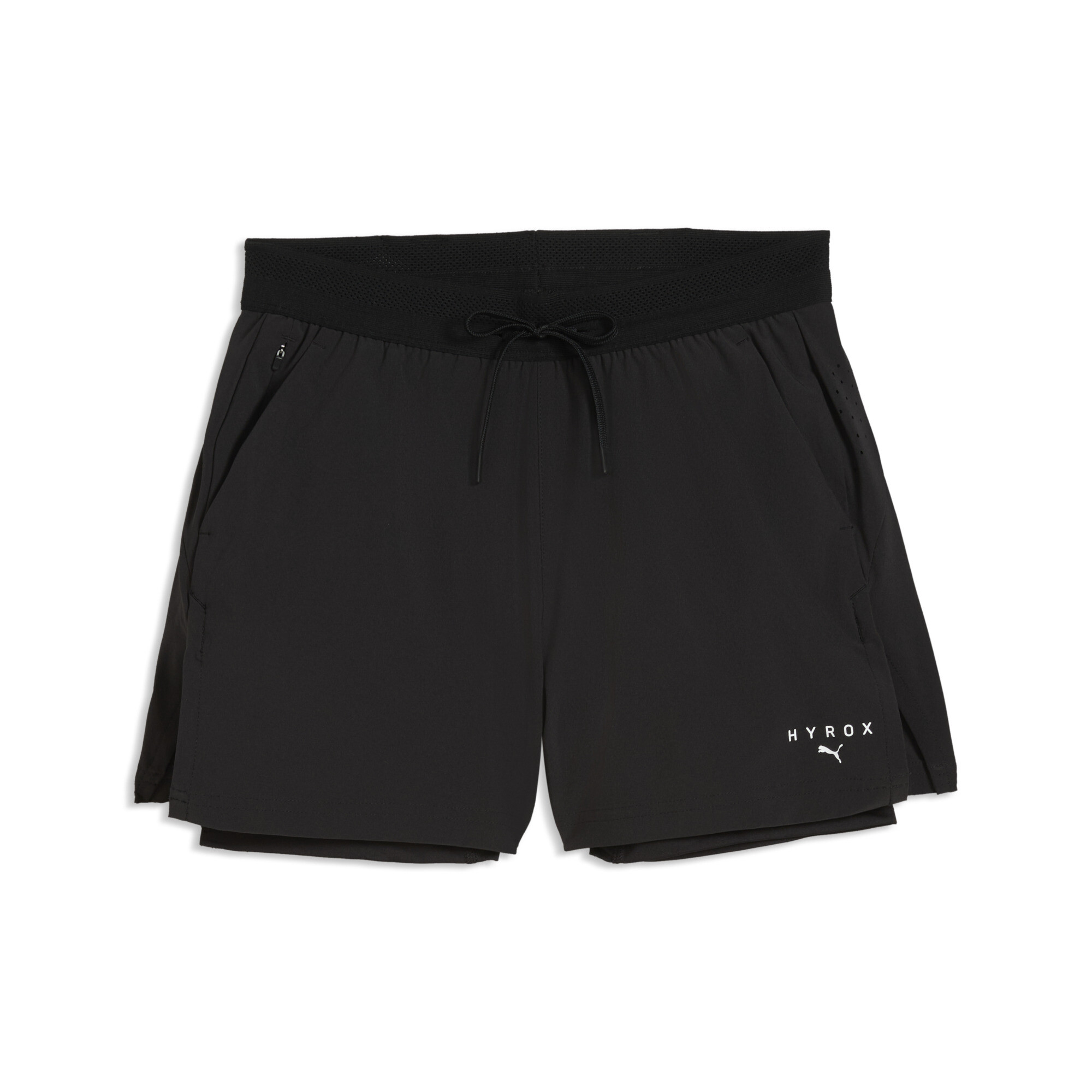 PUMA x HYROX DRYELITE 2-in-1 Shorts Damen, Accessoires, Schwarz, XS