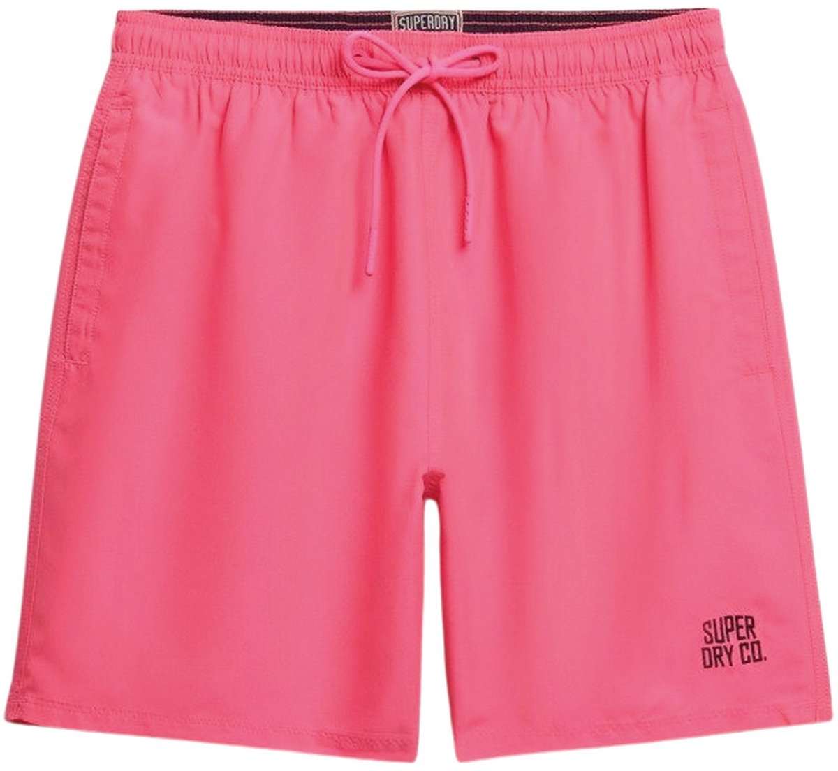 Superdry Herren Essential 16-Inch Badeshorts Pink - Größe: S