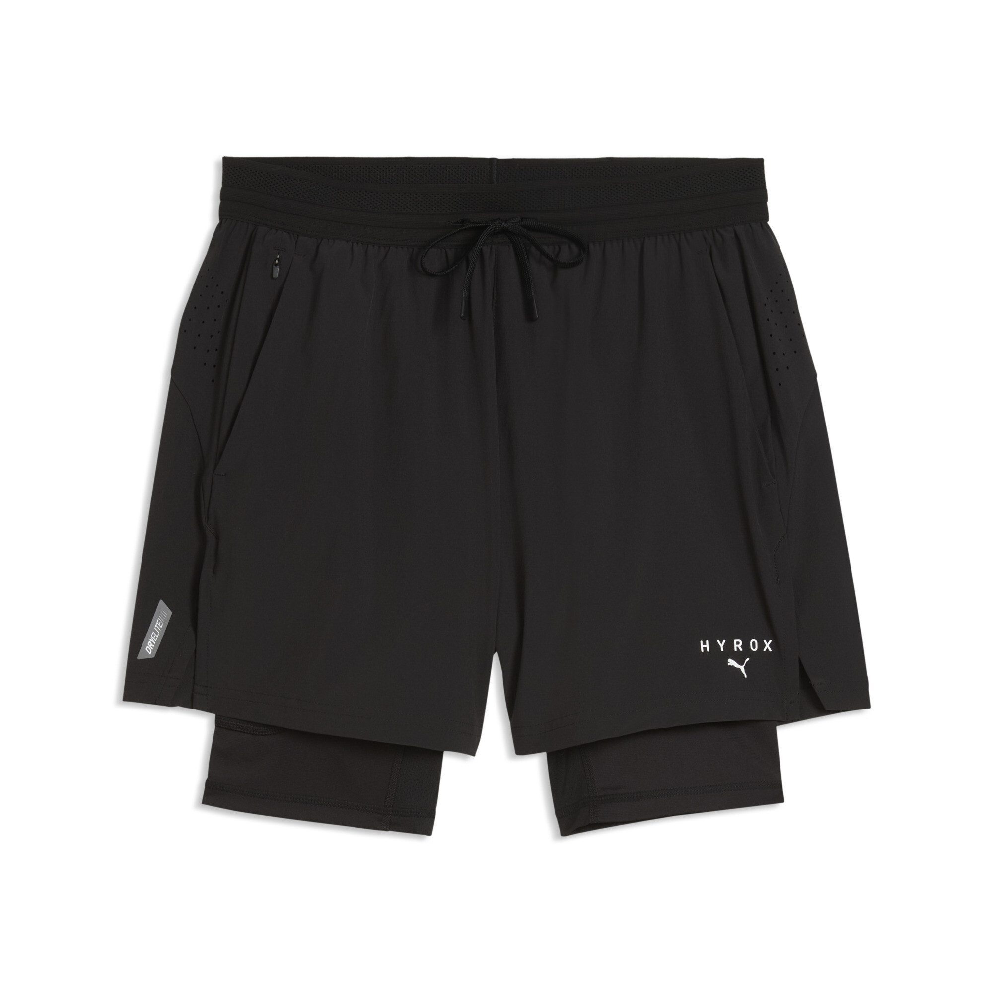 PUMA x HYROX DRYELITE 2-in-1 Shorts Herren, Accessoires, Schwarz, XS