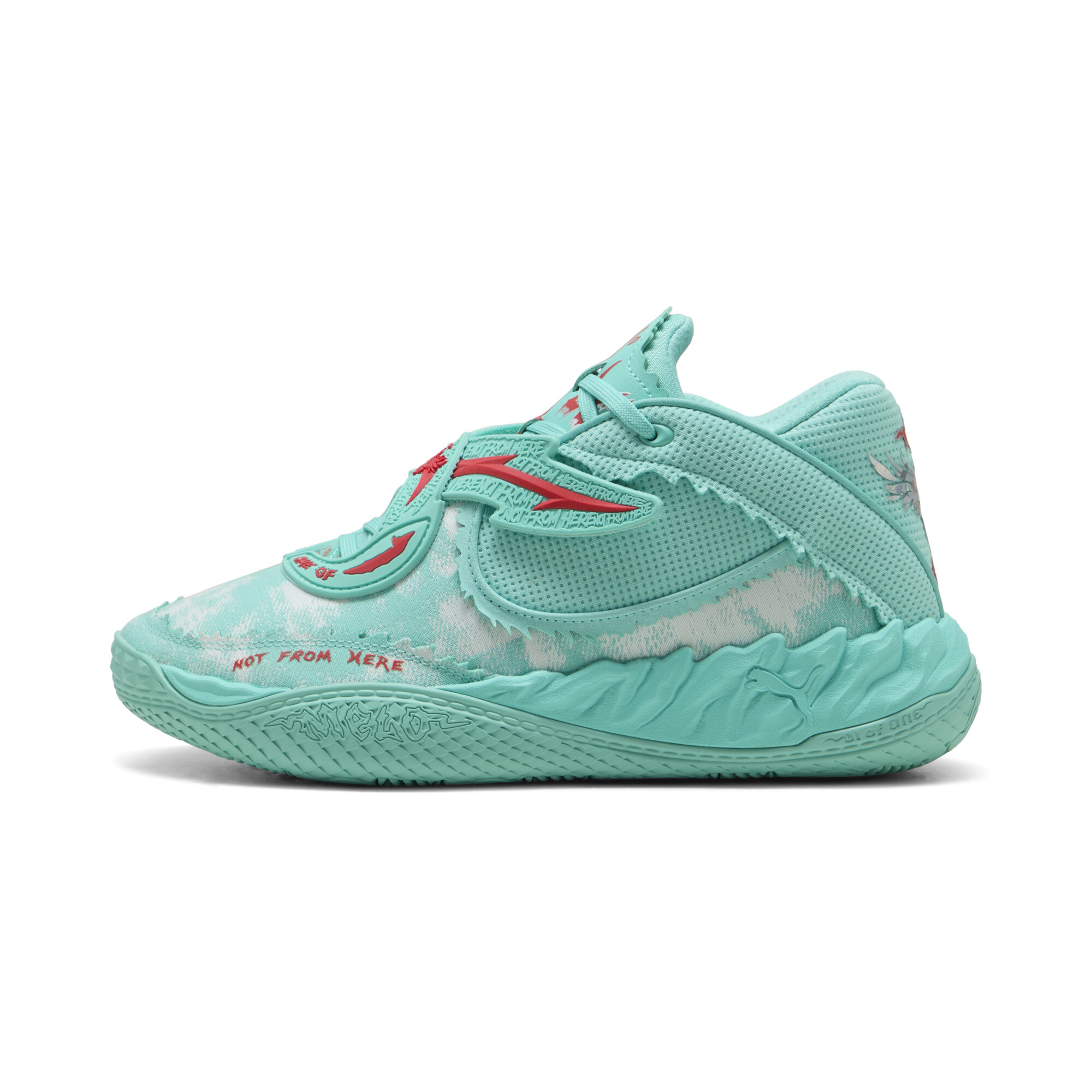 PUMA MB.05 Melo World Basketballschuhe Unisex, Schuhe, Grün, 51