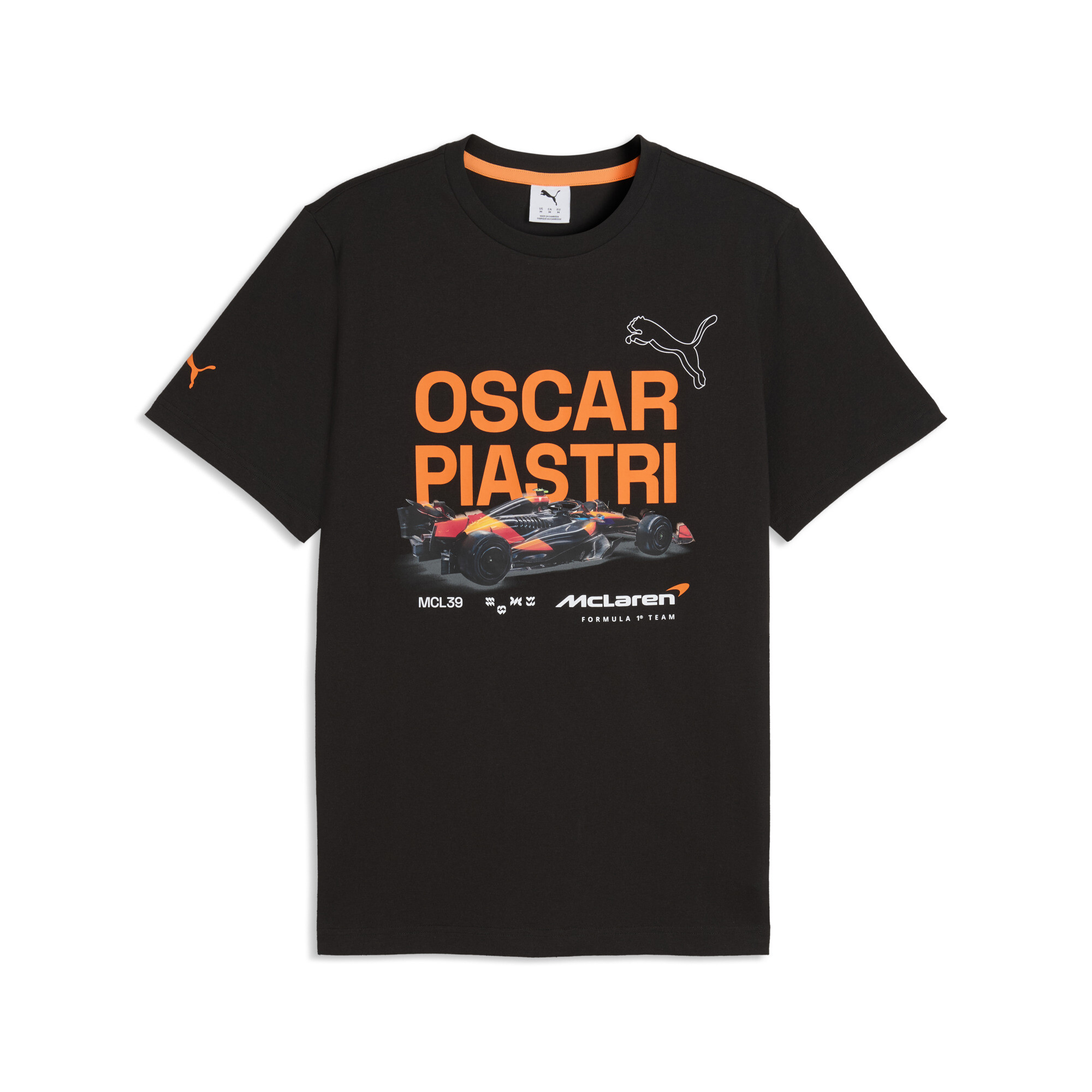 PUMA McLAREN RACING Driver Piastri T-Shirt Herren, Accessoires, Schwarz, XXL