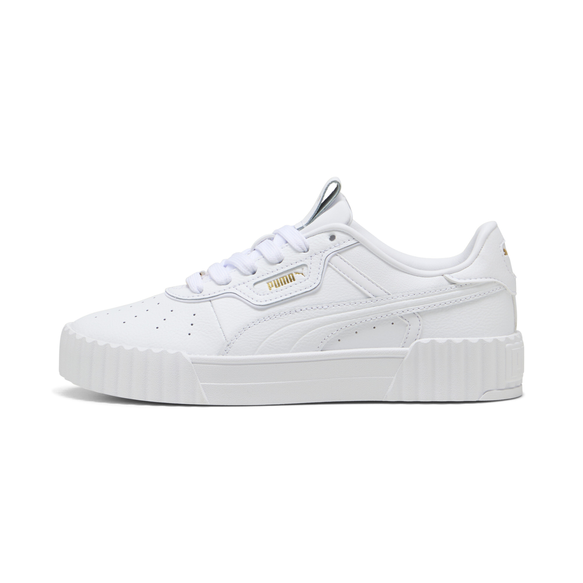 PUMA Carina 3.0 Luxe Sneakers Damen, Schuhe, Weiß, 35.5