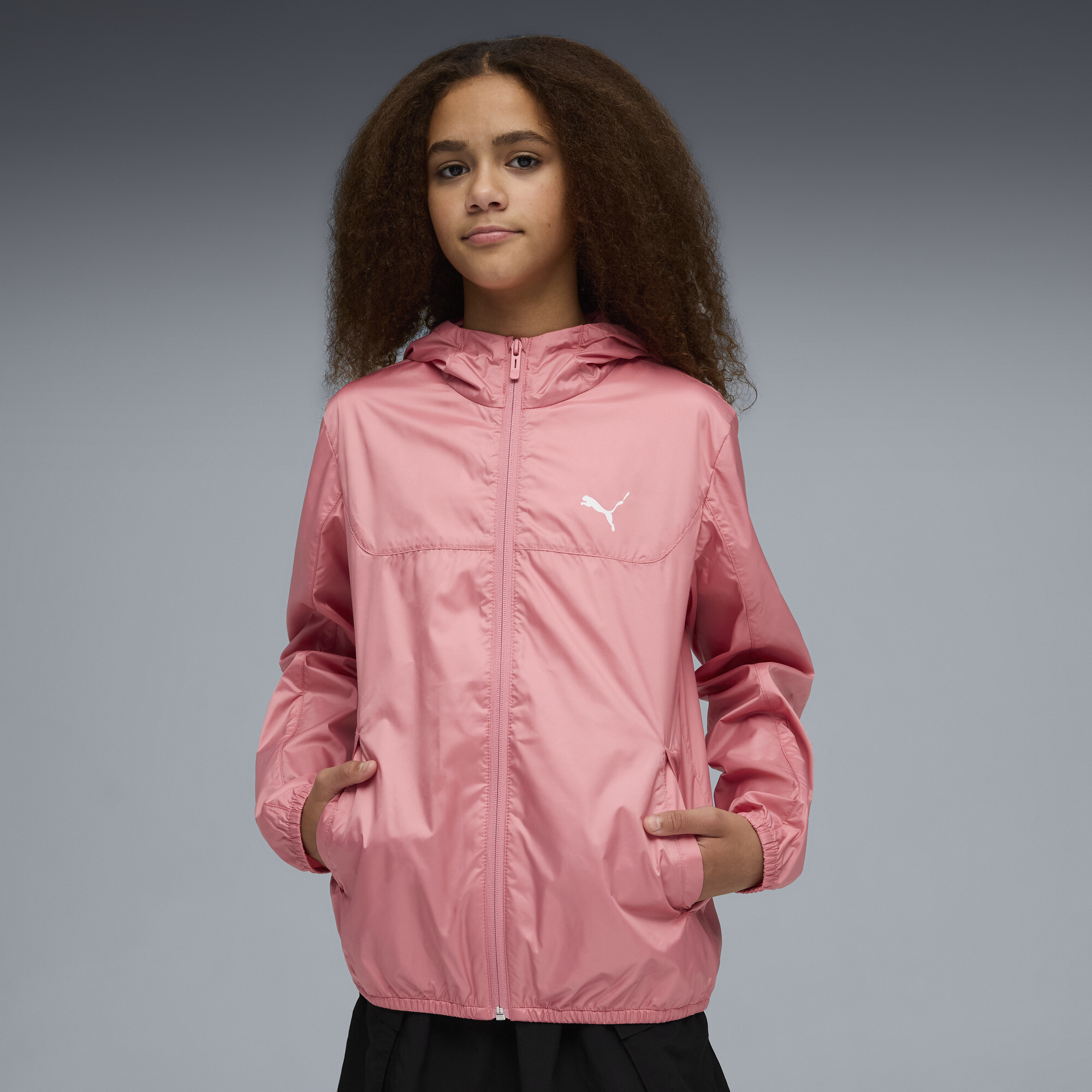PUMA Essentials Regular Windjacke Teenager, Kleidung, Rosa, 13-14Y