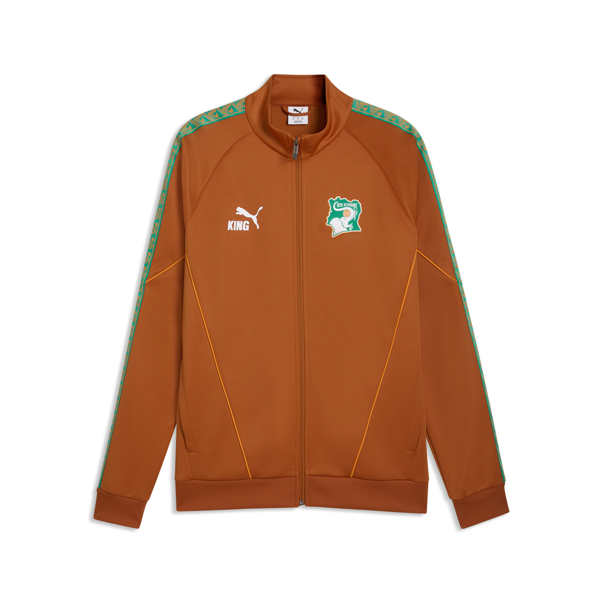 PUMA Elfenbeinküste KING Anthem Jacke Herren, Accessoires, Braun, XS