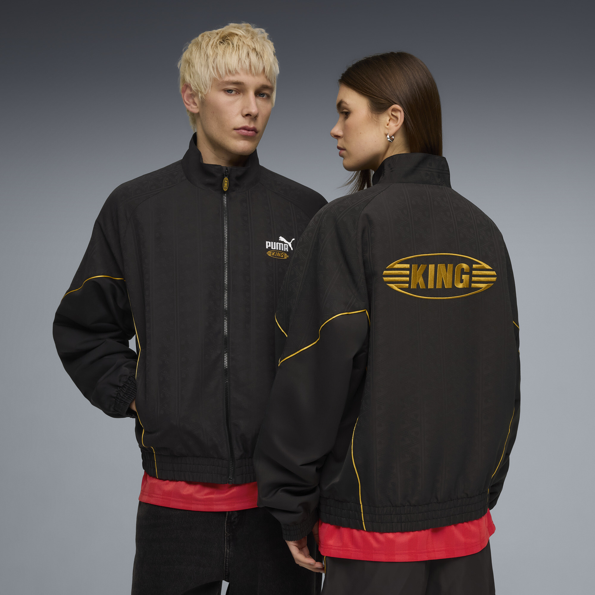PUMA KING Jacke Unisex, Kleidung, Schwarz, S