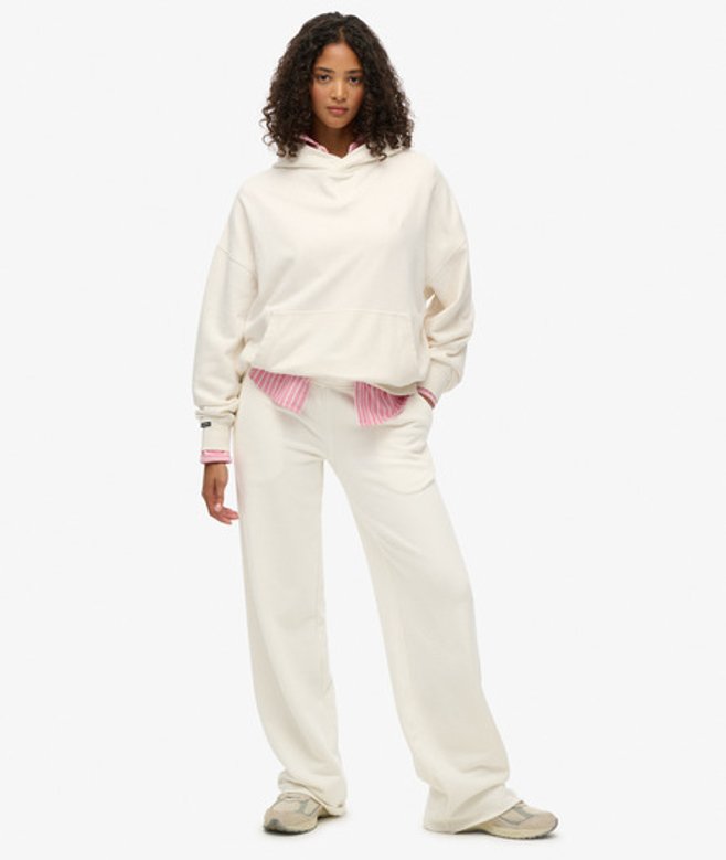 Superdry Damen Studios Joggers White - Größe: 36