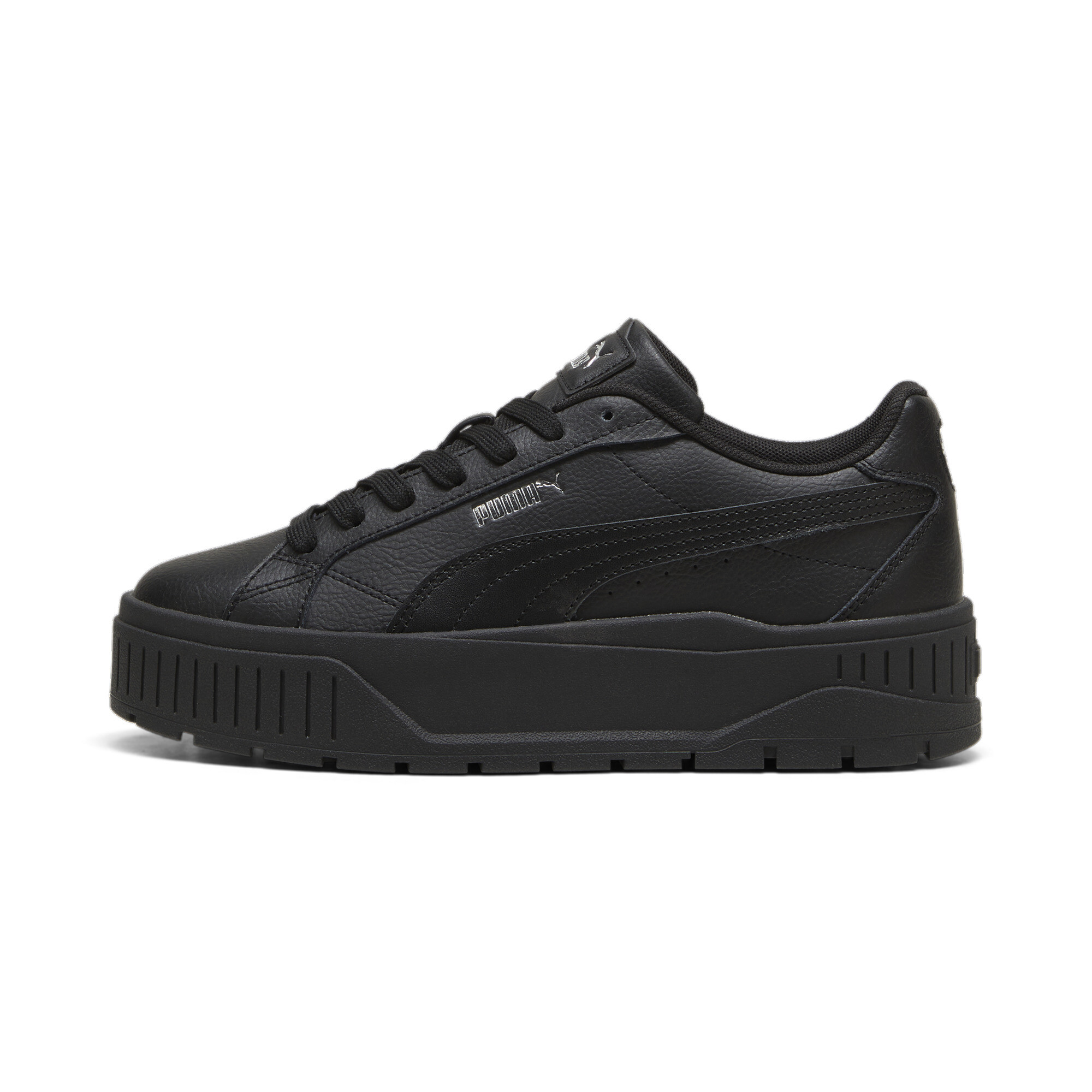 PUMA Karmen II Leather Sneakers Damen, Schuhe, Schwarz, 42
