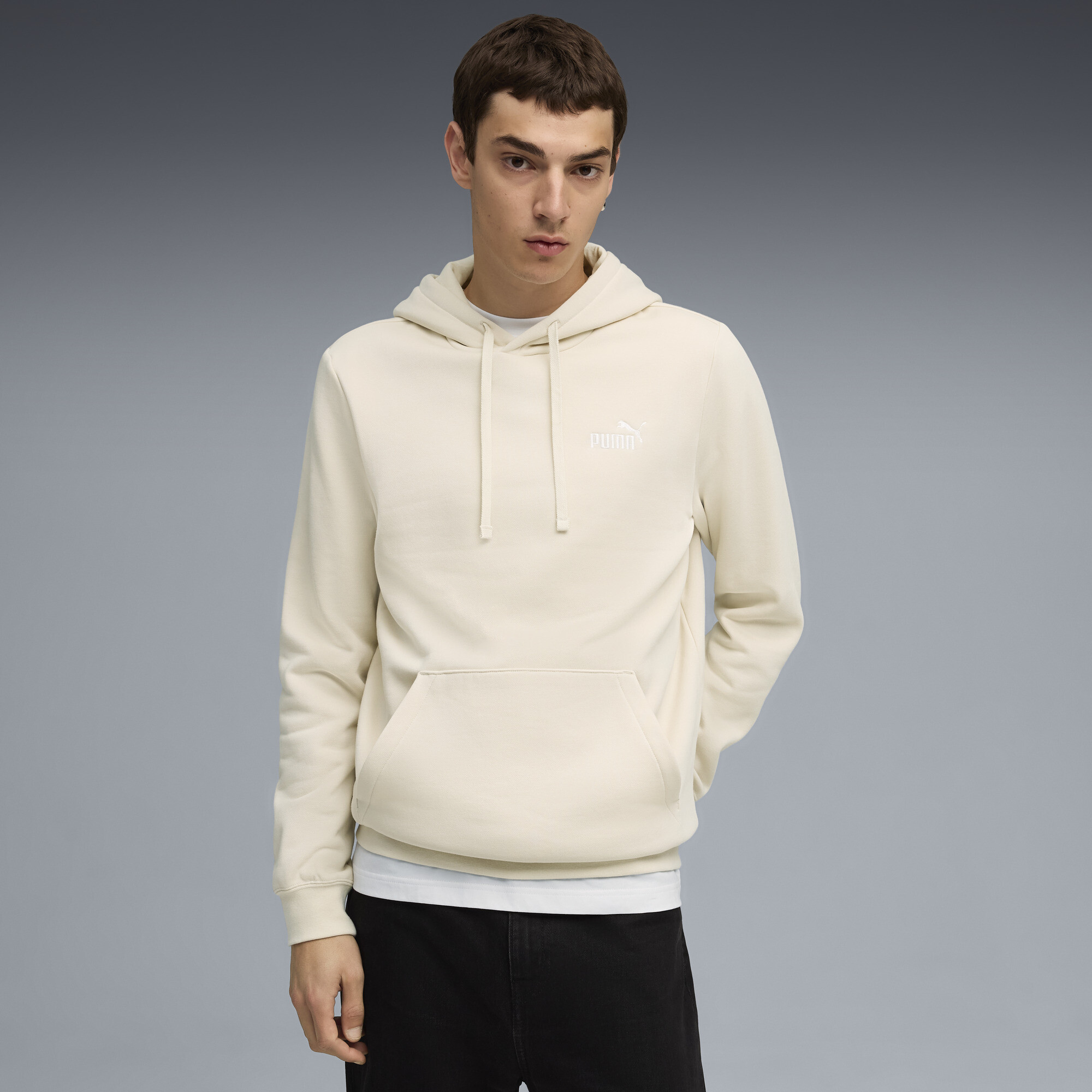 PUMA Essentials Small No. 1 Logo Hoodie Herren, Kleidung, Weiß, 4XL