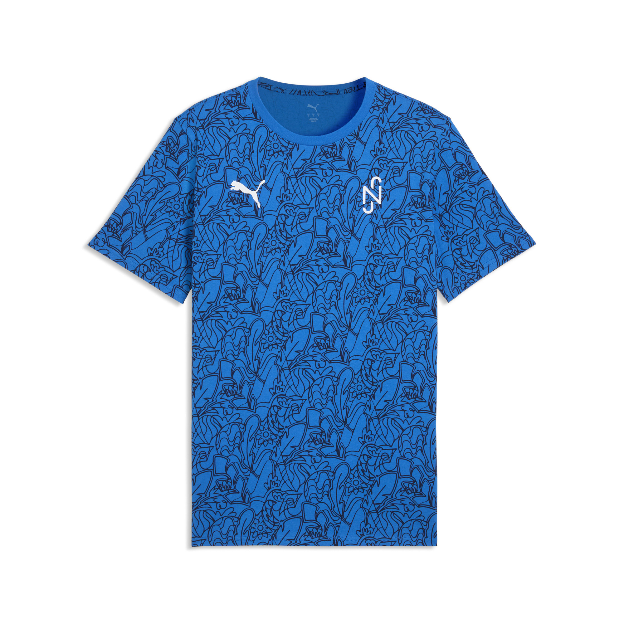 PUMA Neymar Jr Brasilien Passion T-Shirt mit Print Herren, Accessoires, Blau, L